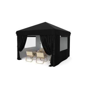 10x10 Feet Instant Pop-Up Canopy Tent. 4 Detachable Sidewalls - 10*10Ft