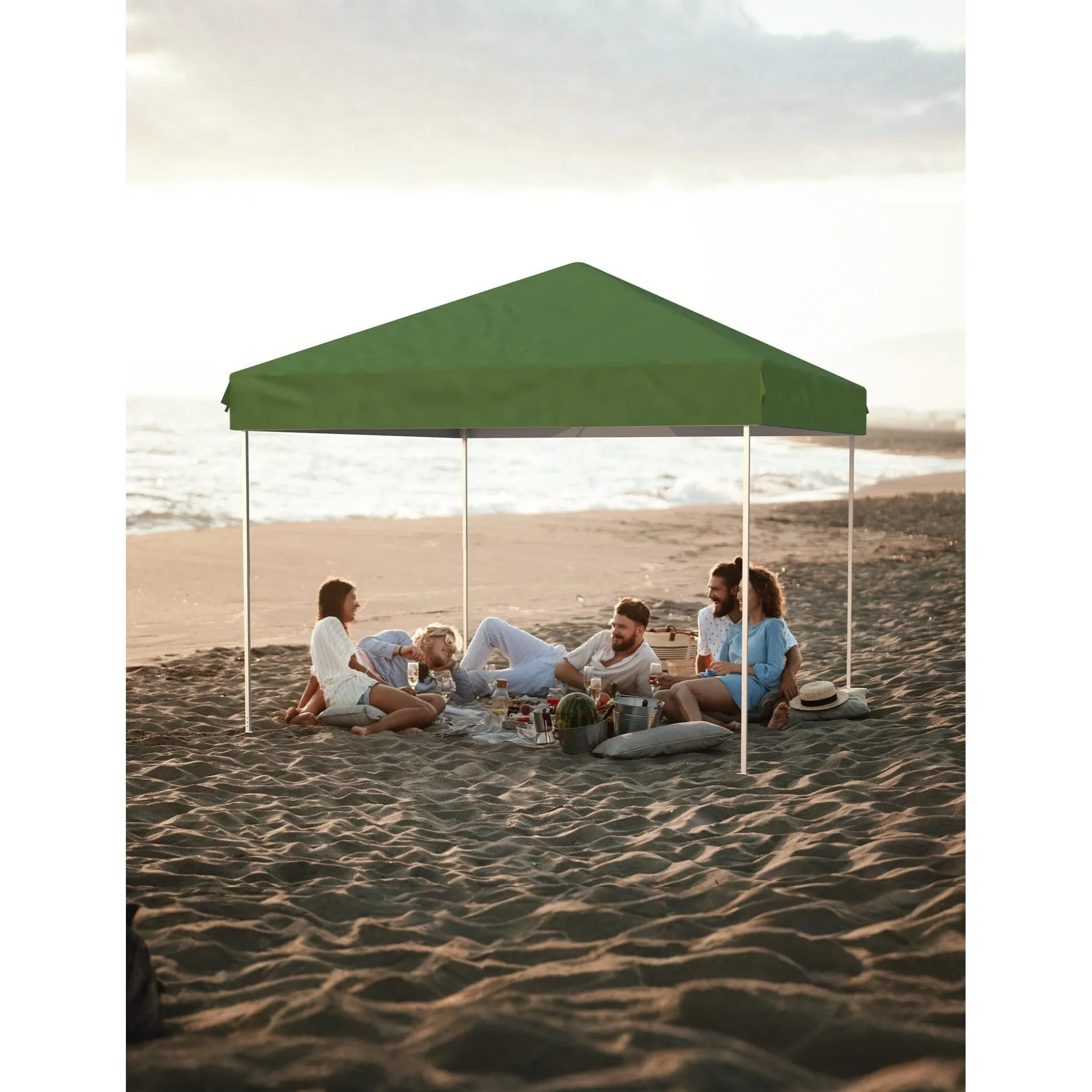 10x10 Feet Instant Pop-Up Canopy Tent. 4 Detachable Sidewalls - 10*10Ft
