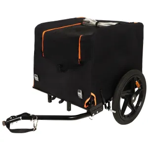 2-in-1 Bike & Pull-Behind Pet Trailer - Convertible Dog/Cat Carrier with Detachable. for Cycling Hand-Pulled