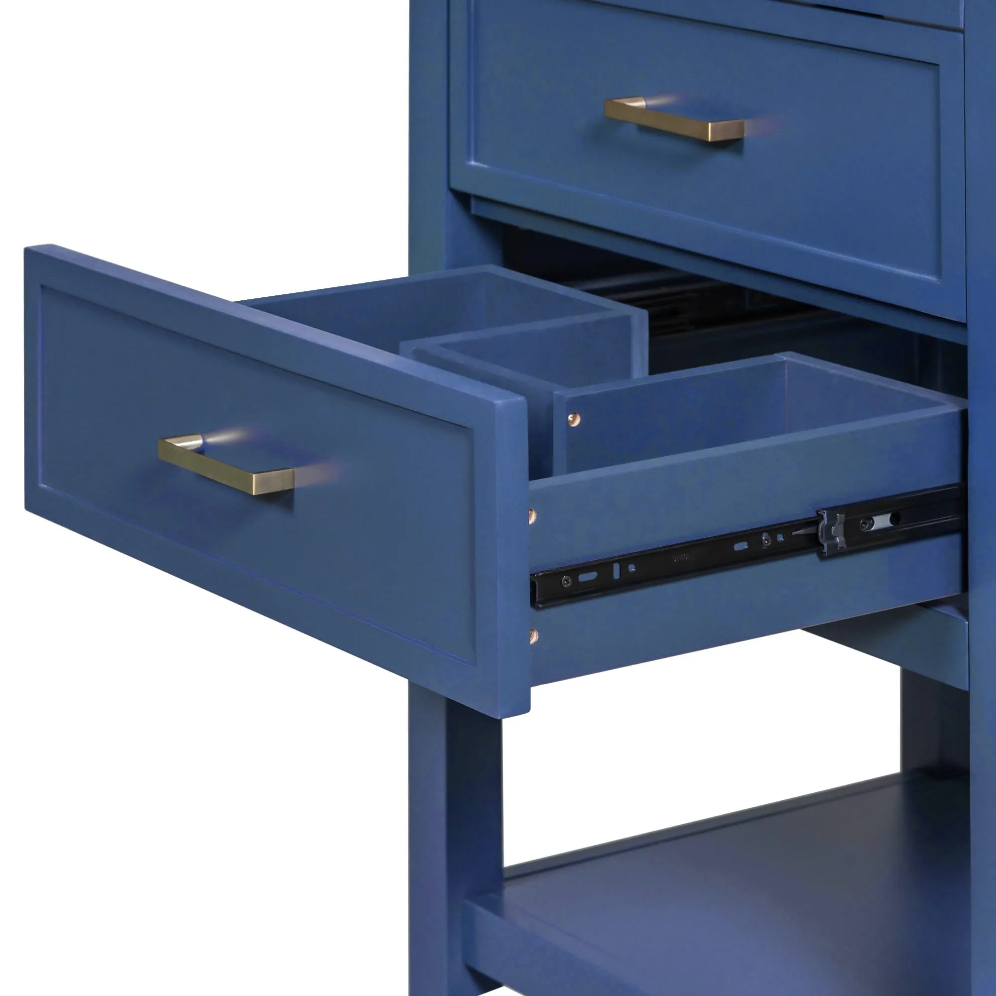 24'' Bathroom Vanity with Top Sink. Modern Bathroom Storage Cabinet with 2 Drawers. Single Sink Bathroom Vanity