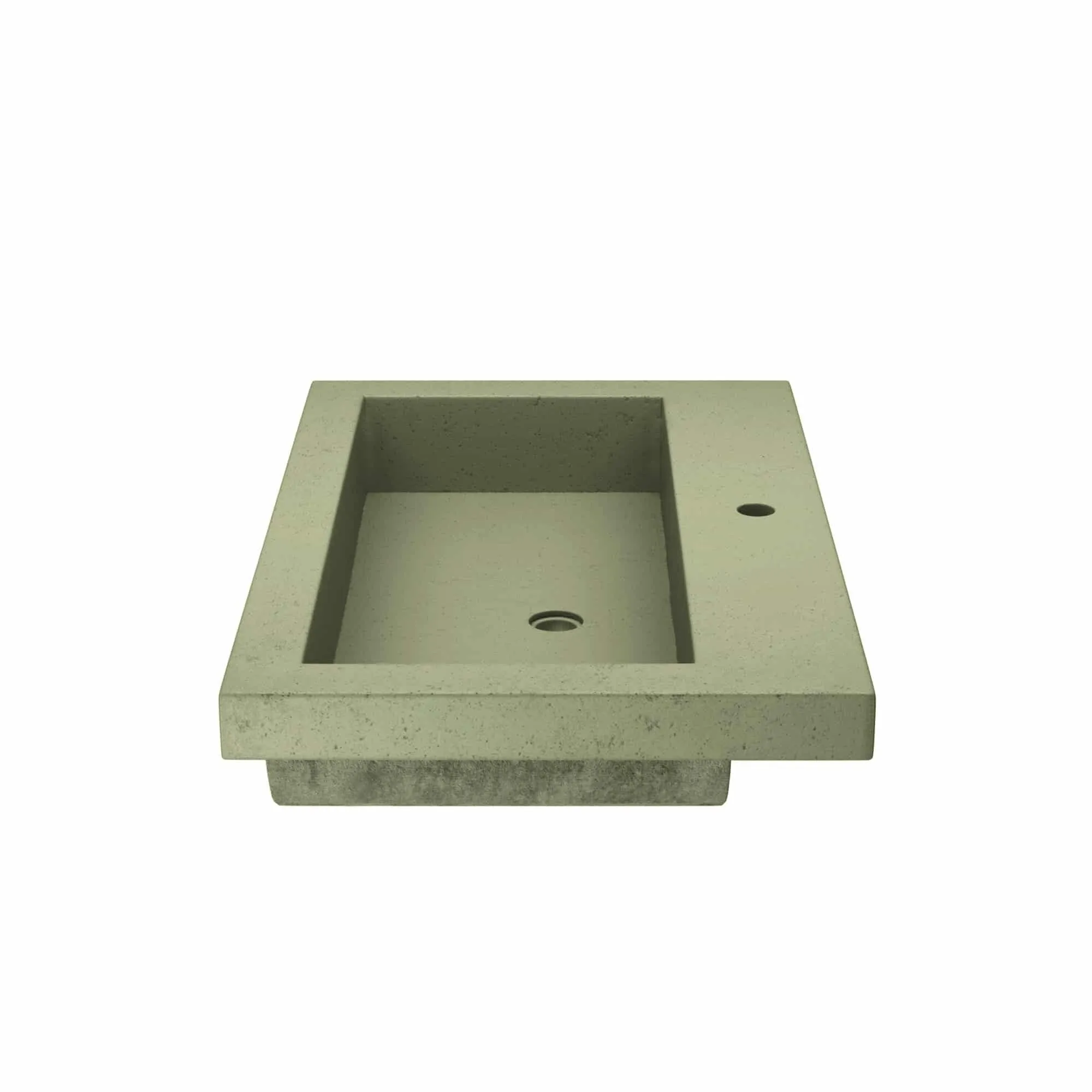 30 NativeStone Trough Drop-in Rectangular Bathroom Sink