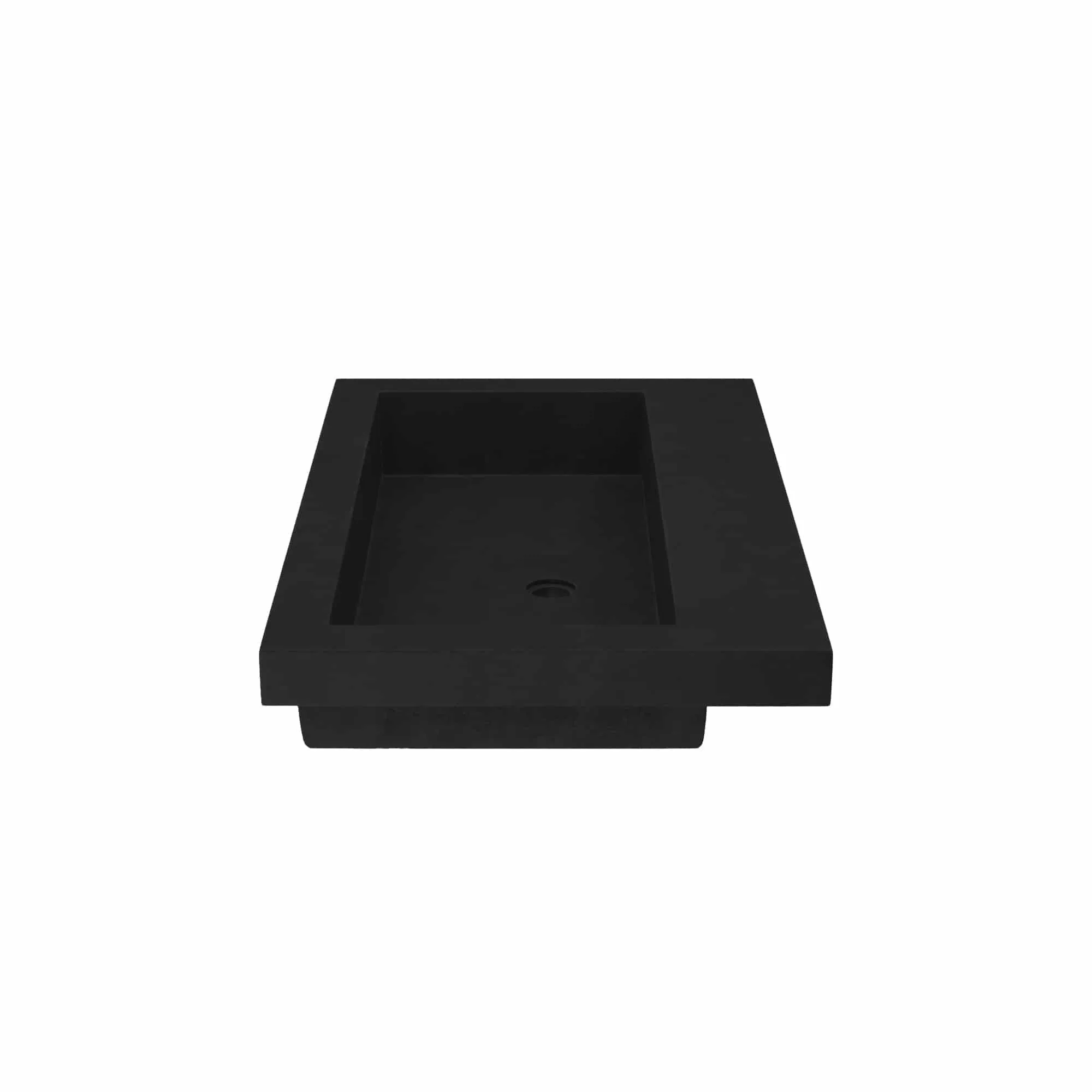 30 NativeStone Trough Drop-in Rectangular Bathroom Sink