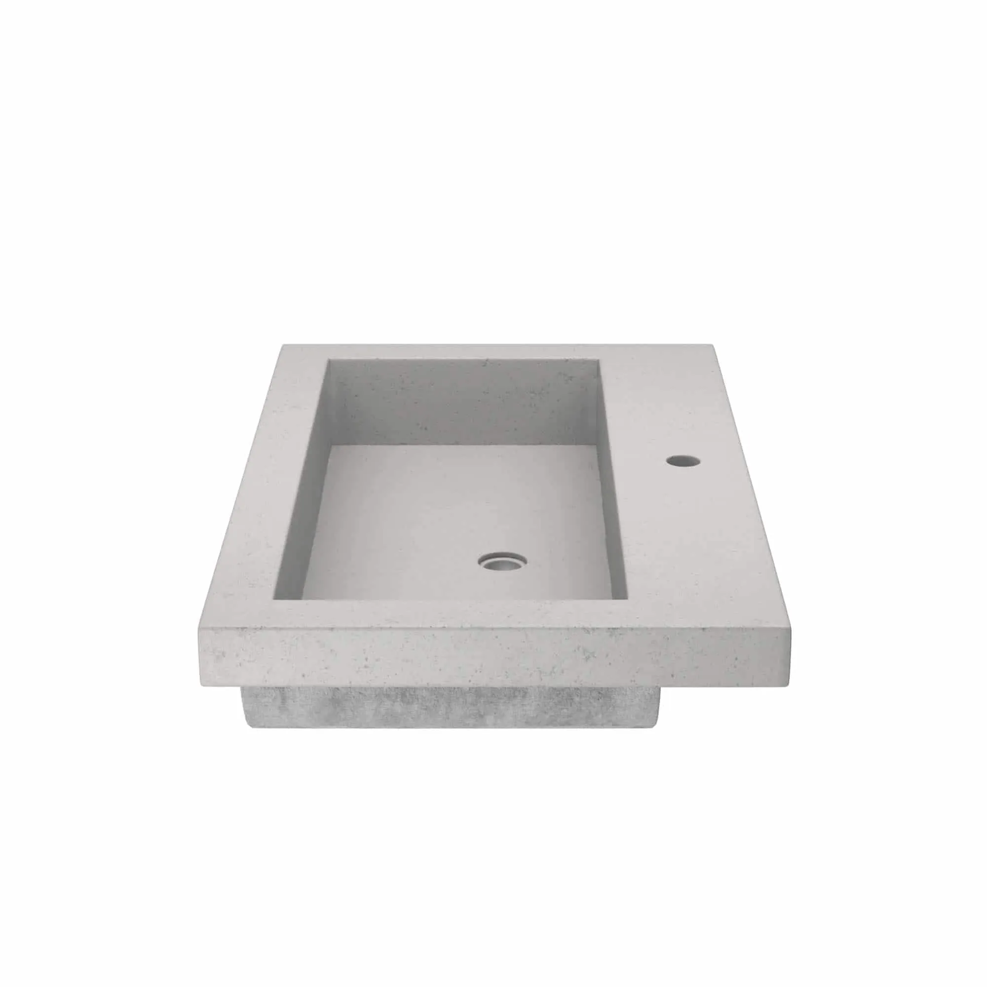 30 NativeStone Trough Drop-in Rectangular Bathroom Sink