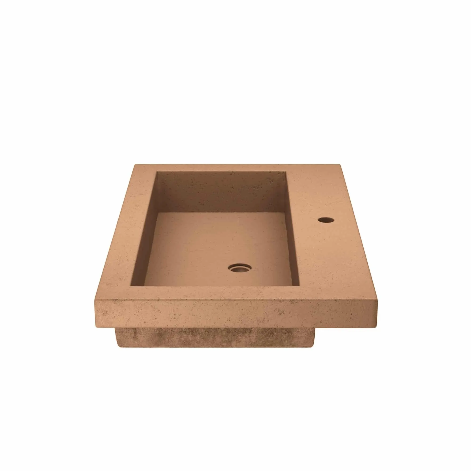 30 NativeStone Trough Drop-in Rectangular Bathroom Sink