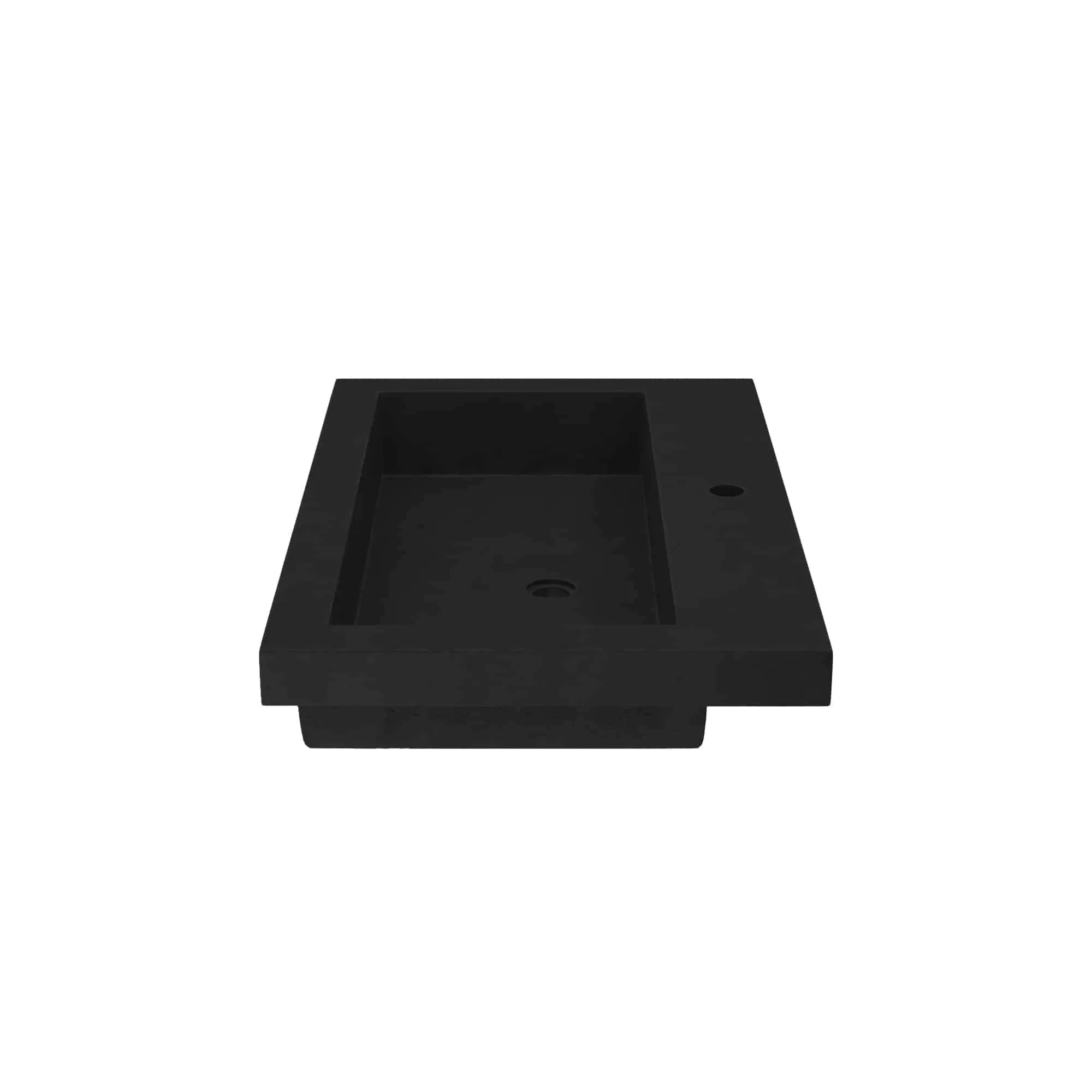 30 NativeStone Trough Drop-in Rectangular Bathroom Sink