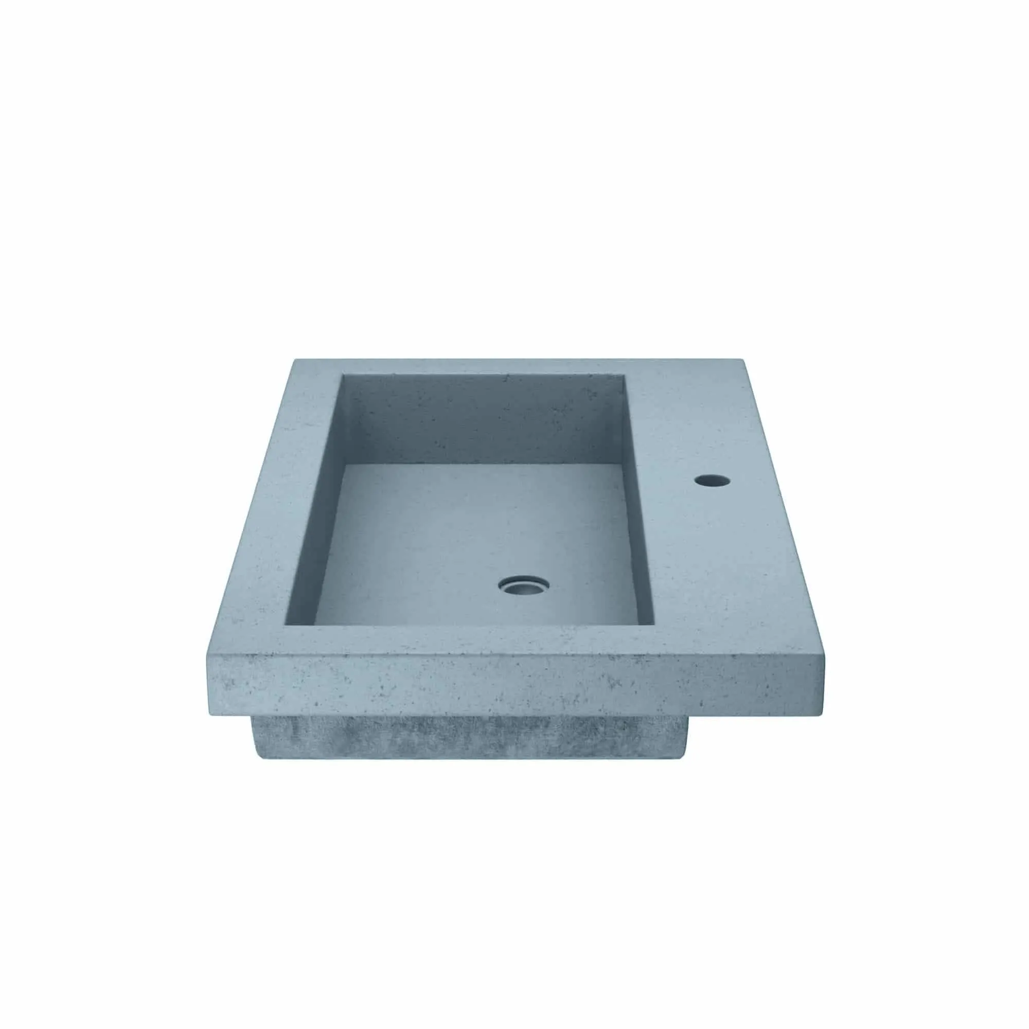 30 NativeStone Trough Drop-in Rectangular Bathroom Sink