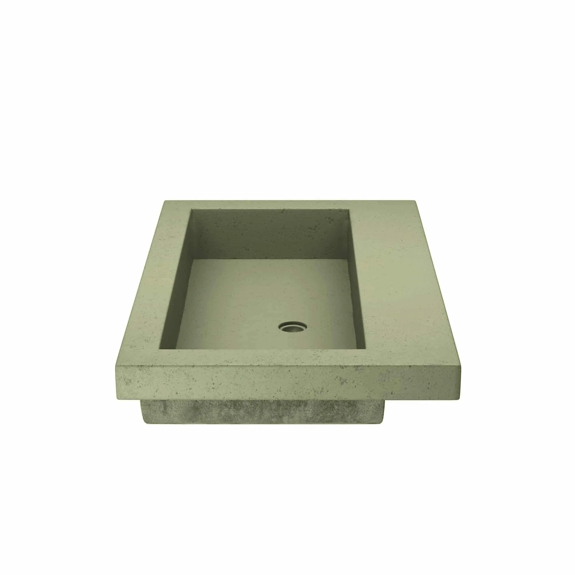 30 NativeStone Trough Drop-in Rectangular Bathroom Sink