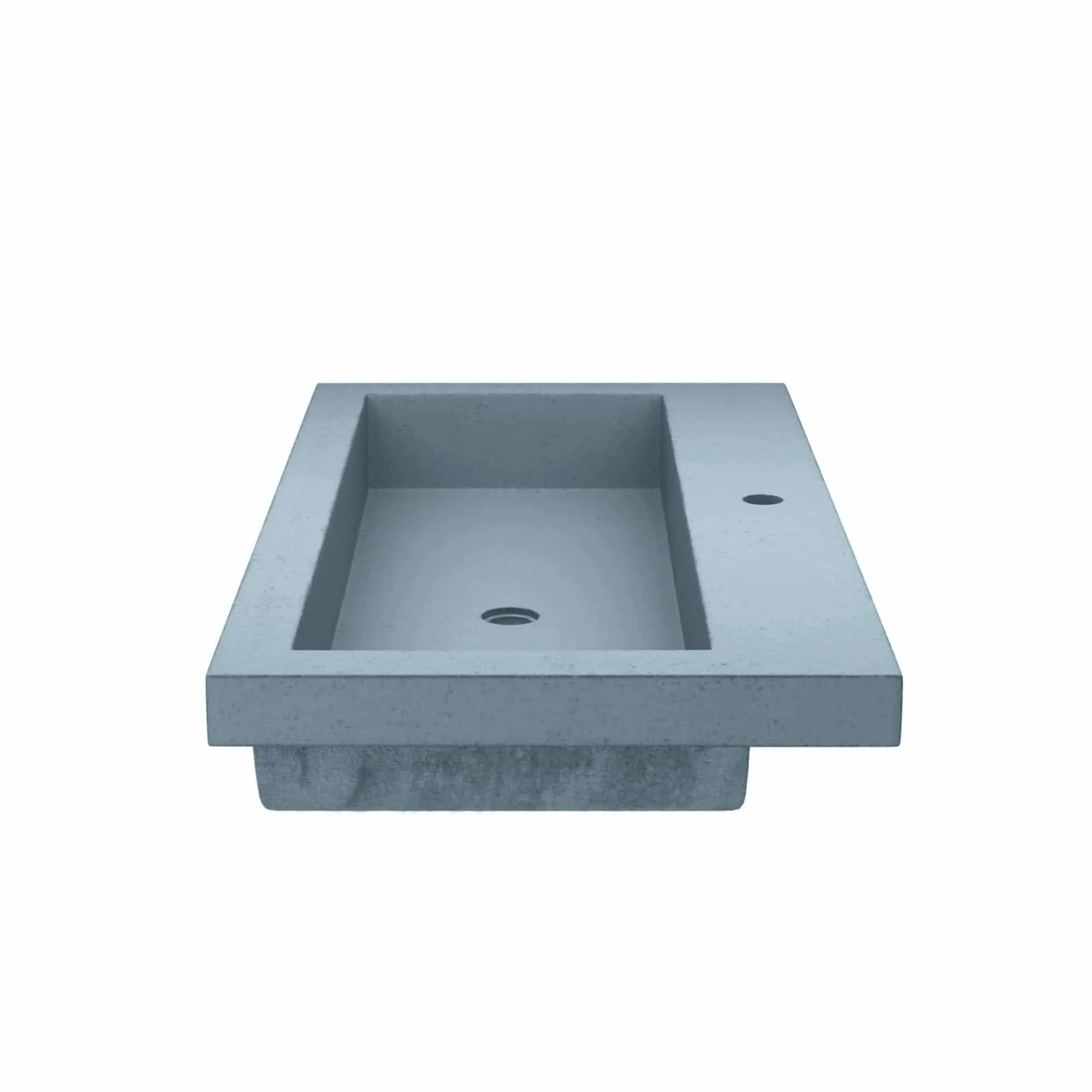 36 NativeStone Trough Drop-in Rectangular Bathroom Sink - 36 x 19 x 5