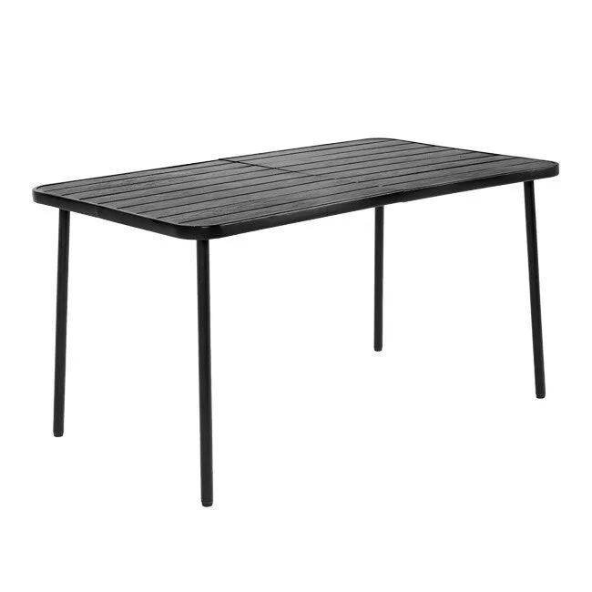 7-Piece Patio Dining Set - Plastic Chairs & Steel Table. Outdoor Garden Furniture