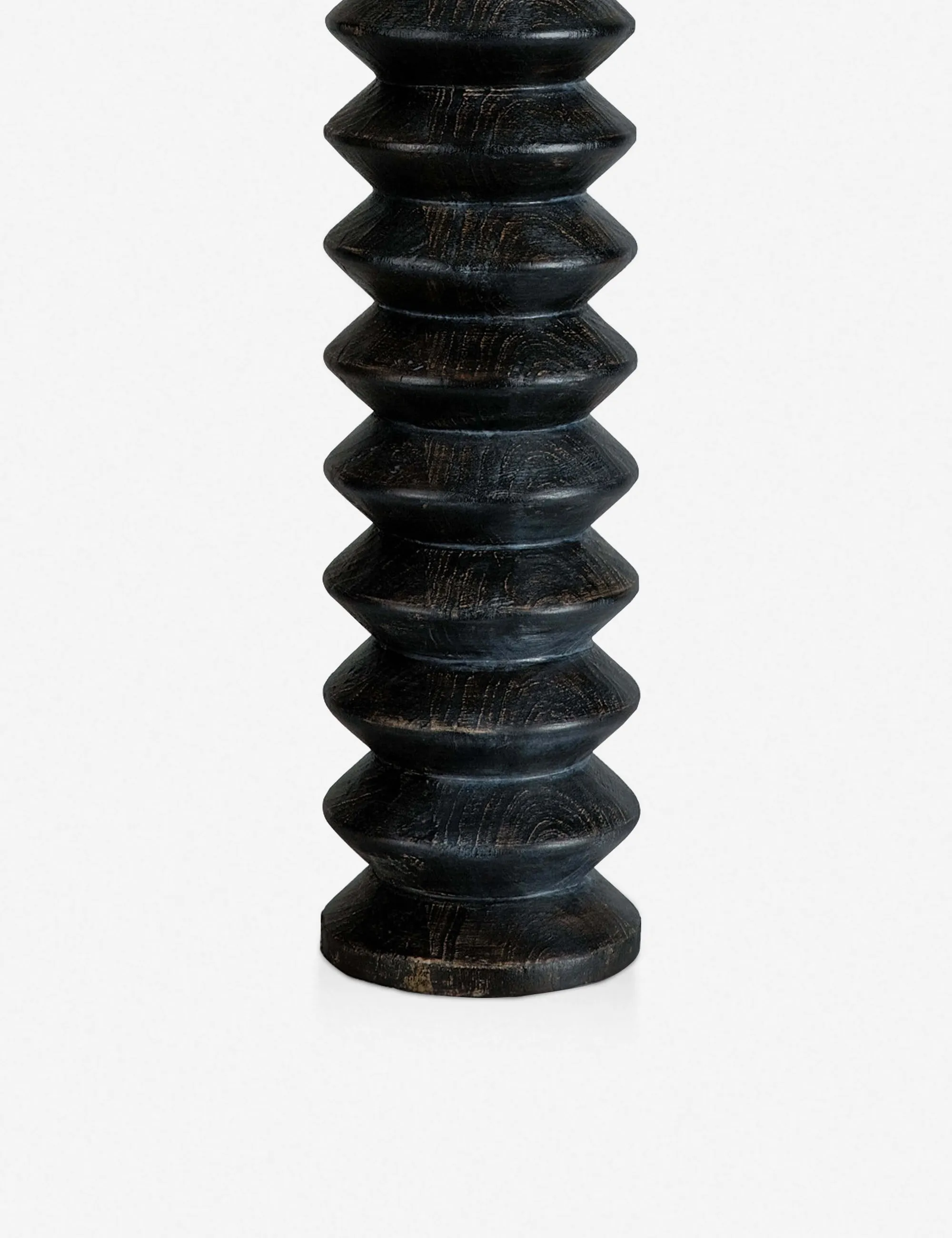 Accordion Table Lamp by Regina Andrews. Ebony