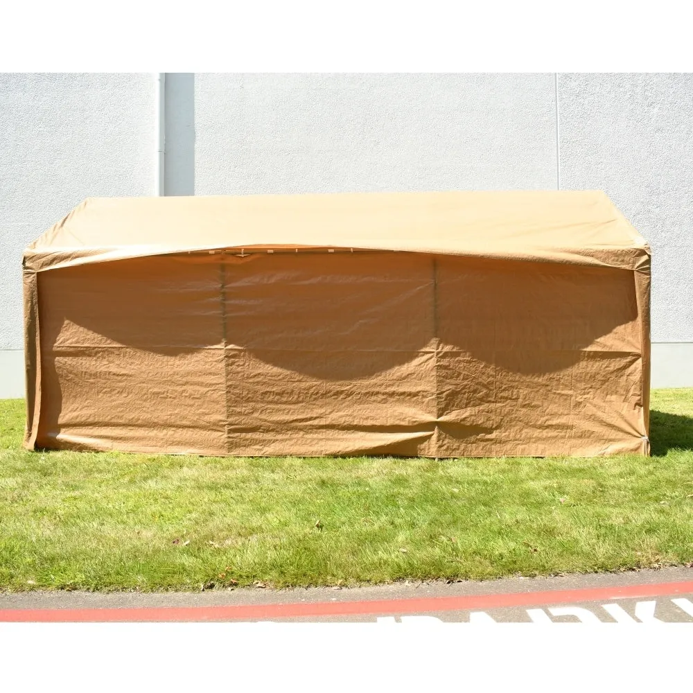 ALEKO 10 x 20 Heavy Duty Outdoor Carport Gazebo Canopy Tent with Sidewalls