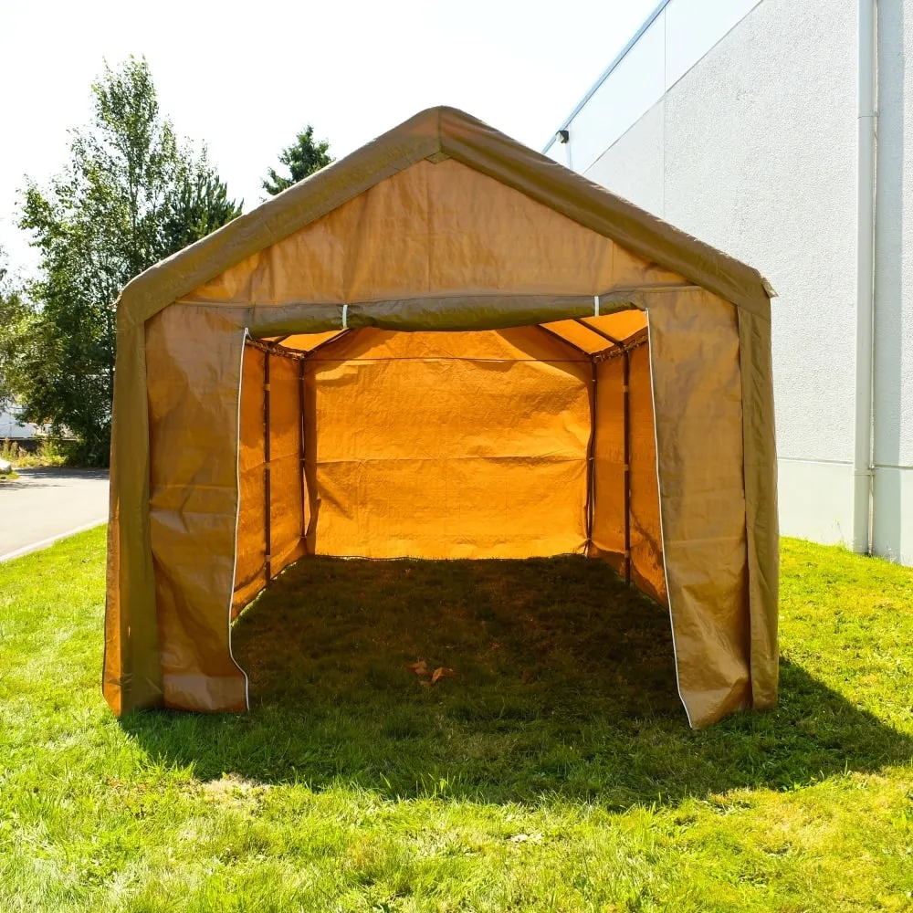 ALEKO 10 x 20 Heavy Duty Outdoor Carport Gazebo Canopy Tent with Sidewalls