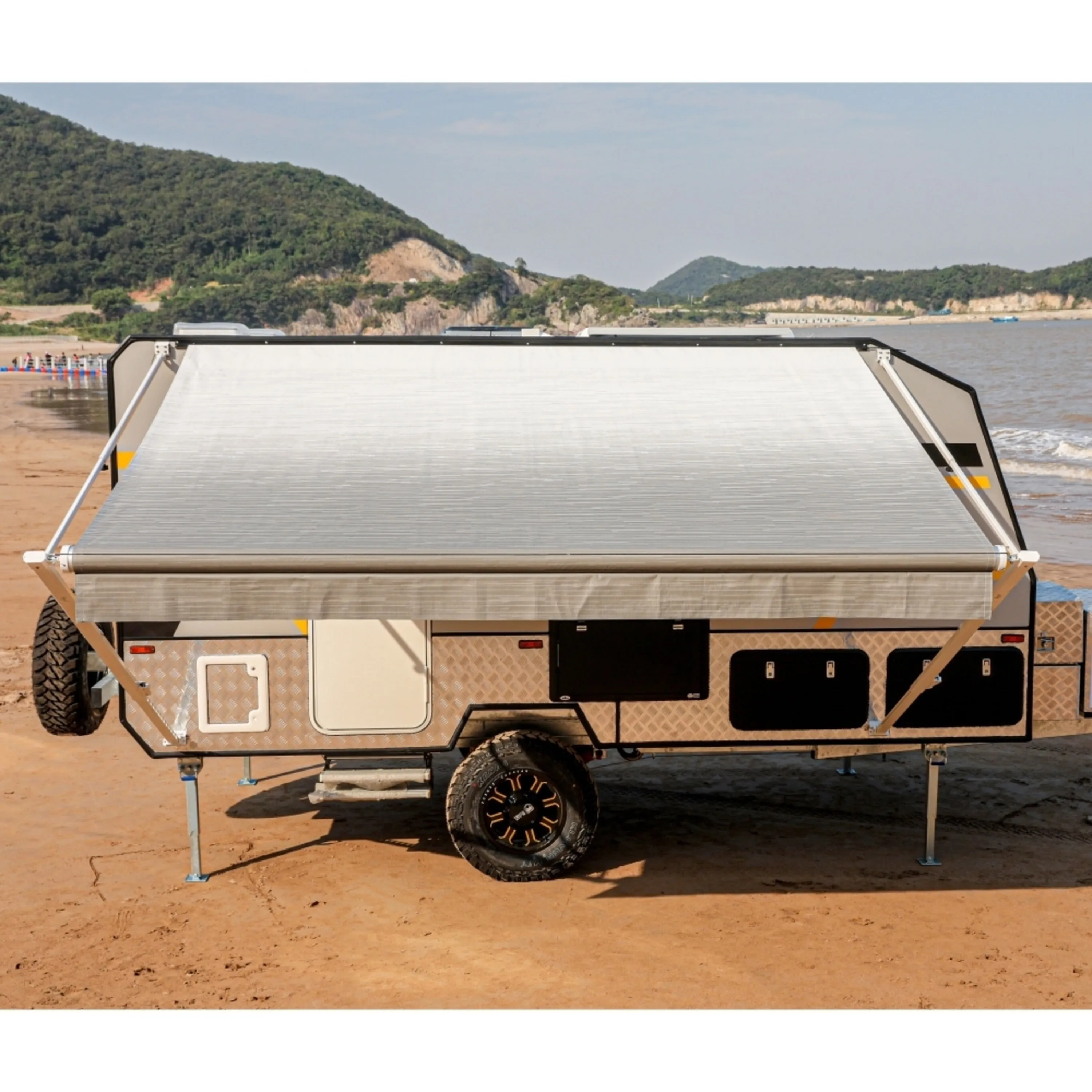 ALEKO Retractable 15'X8' RV or Home Patio Canopy Awning