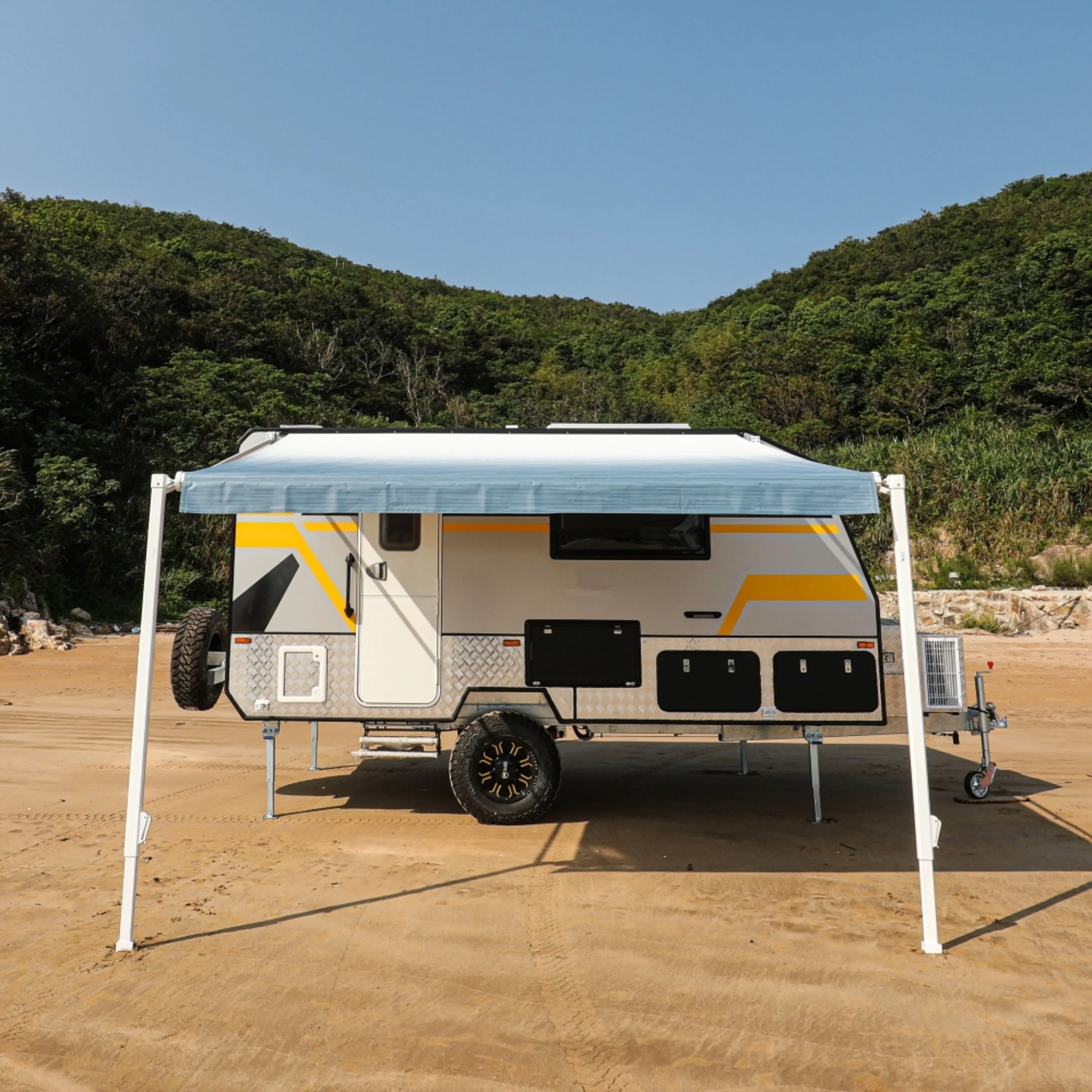 ALEKO Retractable 15'X8' RV or Home Patio Canopy Awning