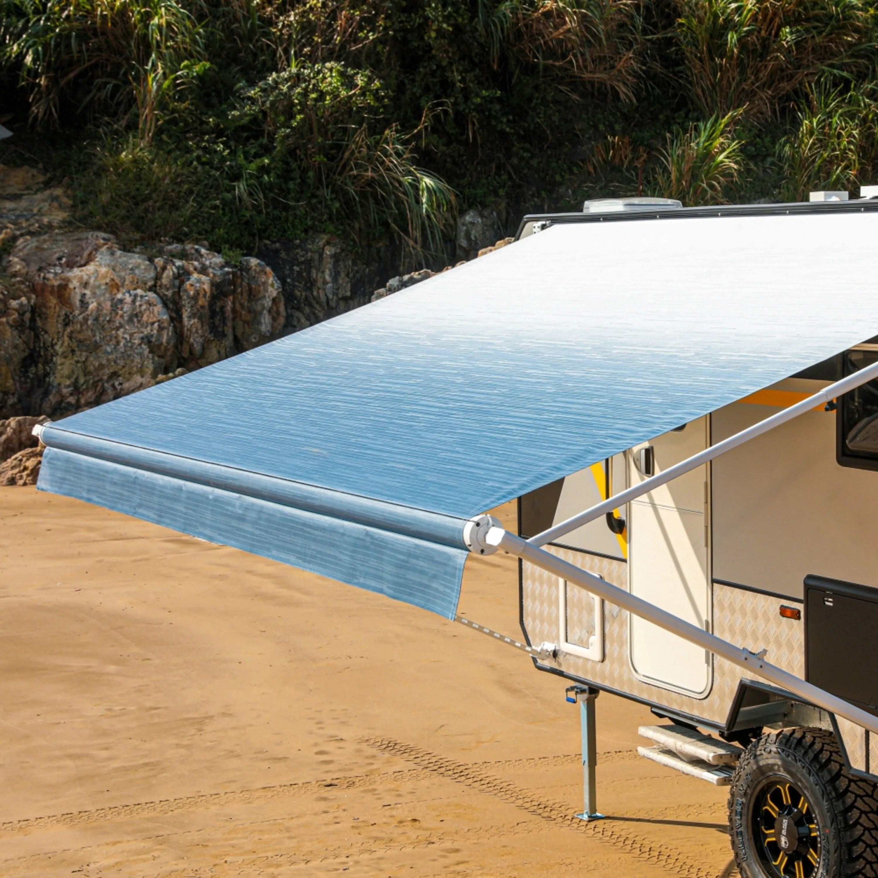 ALEKO Retractable 15'X8' RV or Home Patio Canopy Awning