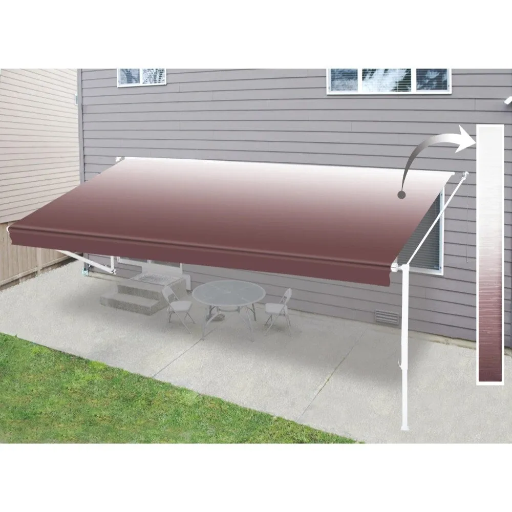 ALEKO Retractable 15'X8' RV or Home Patio Canopy Awning