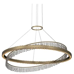 Allegri 036357-FR001 Saturno 36 Wide LED Ring Chandelier with Firenze