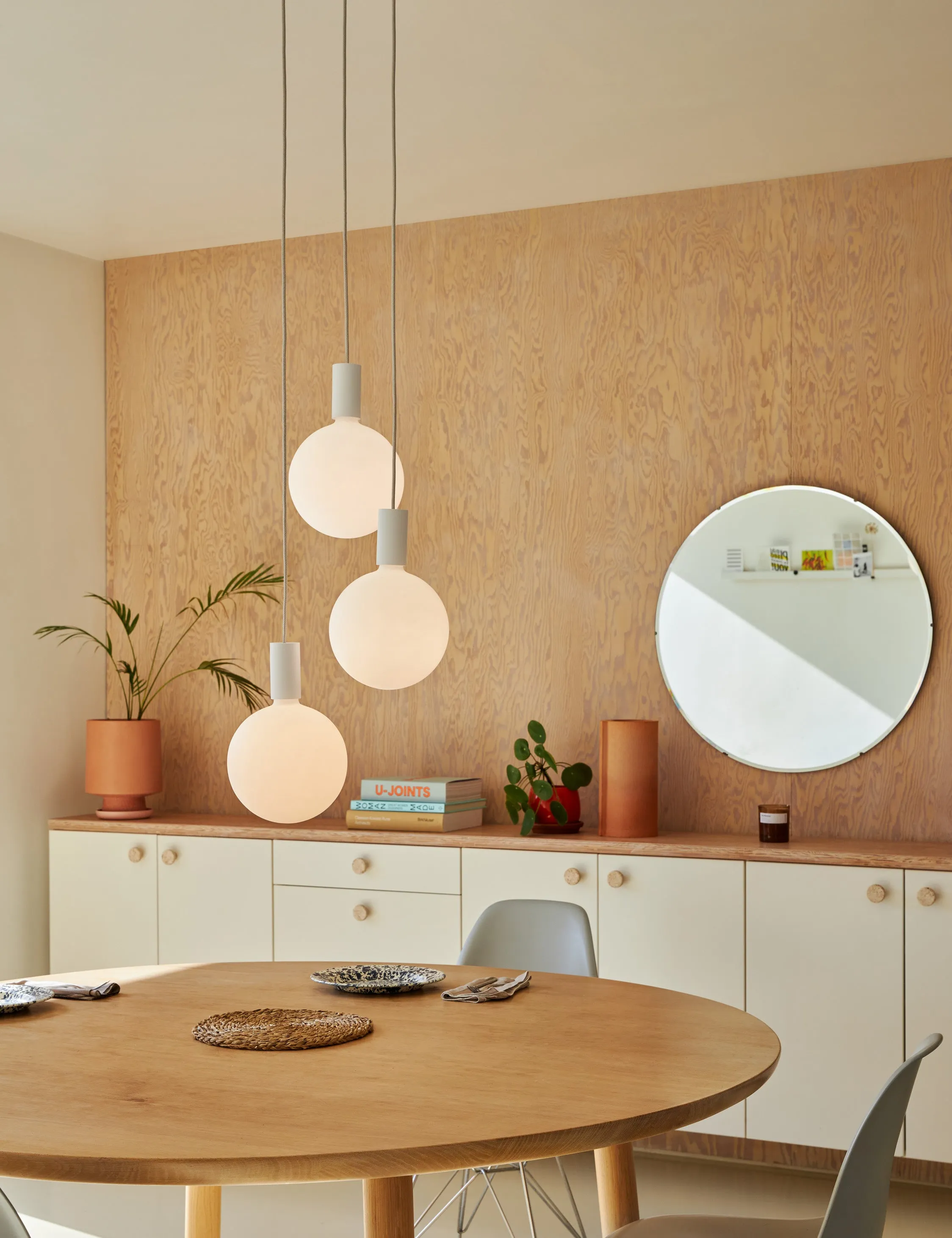 Alumina Triple Pendant Light by Tala
