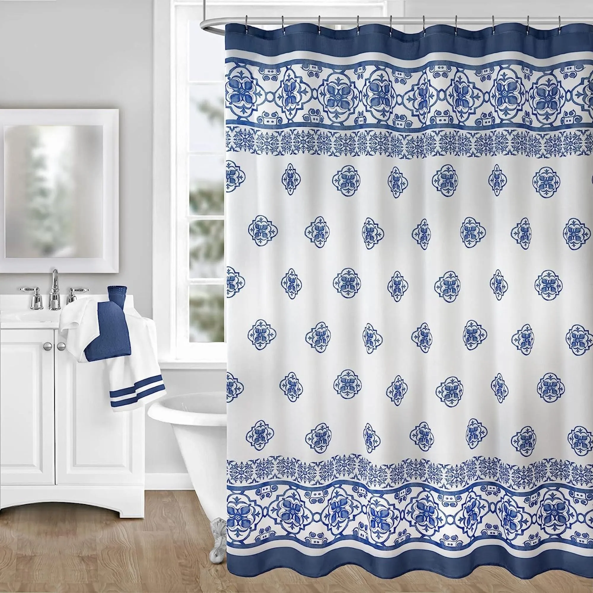 Amani Tile Shower Curtain