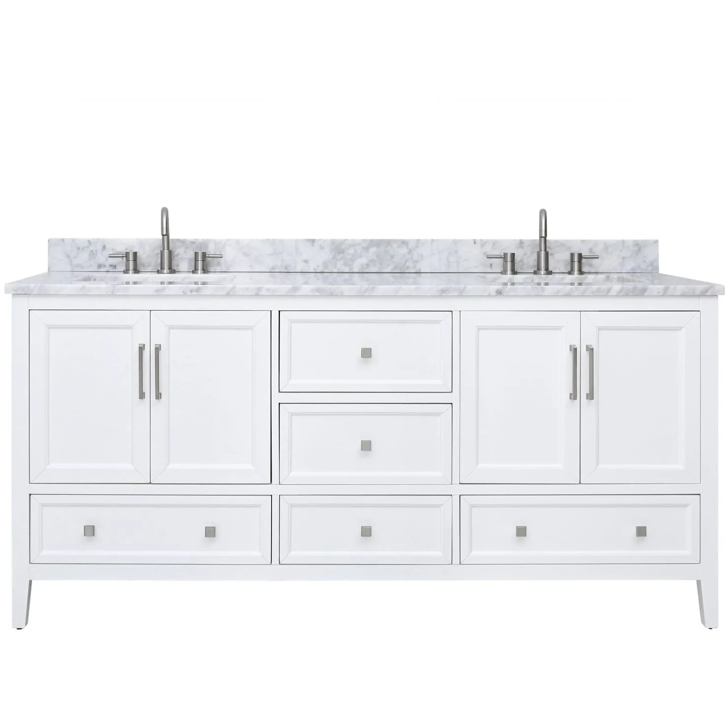 Avanity EVERETTE-VS73-WT-C Everette 72 Free Standing Double Basin