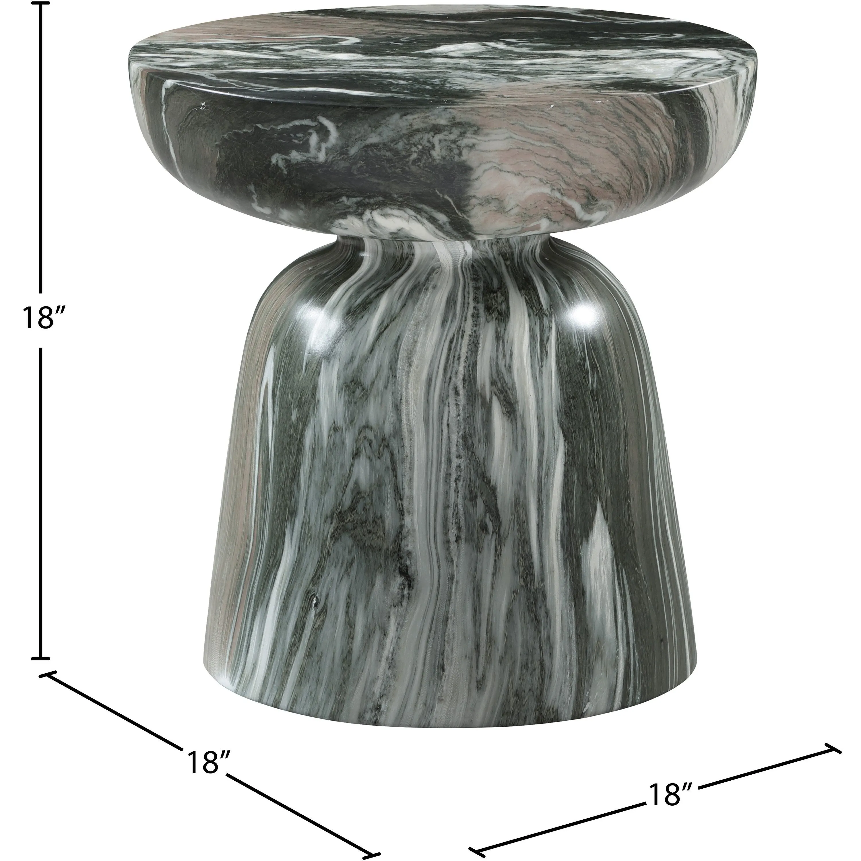 Avellino Finished Concrete Indoor/Outdoor End Table