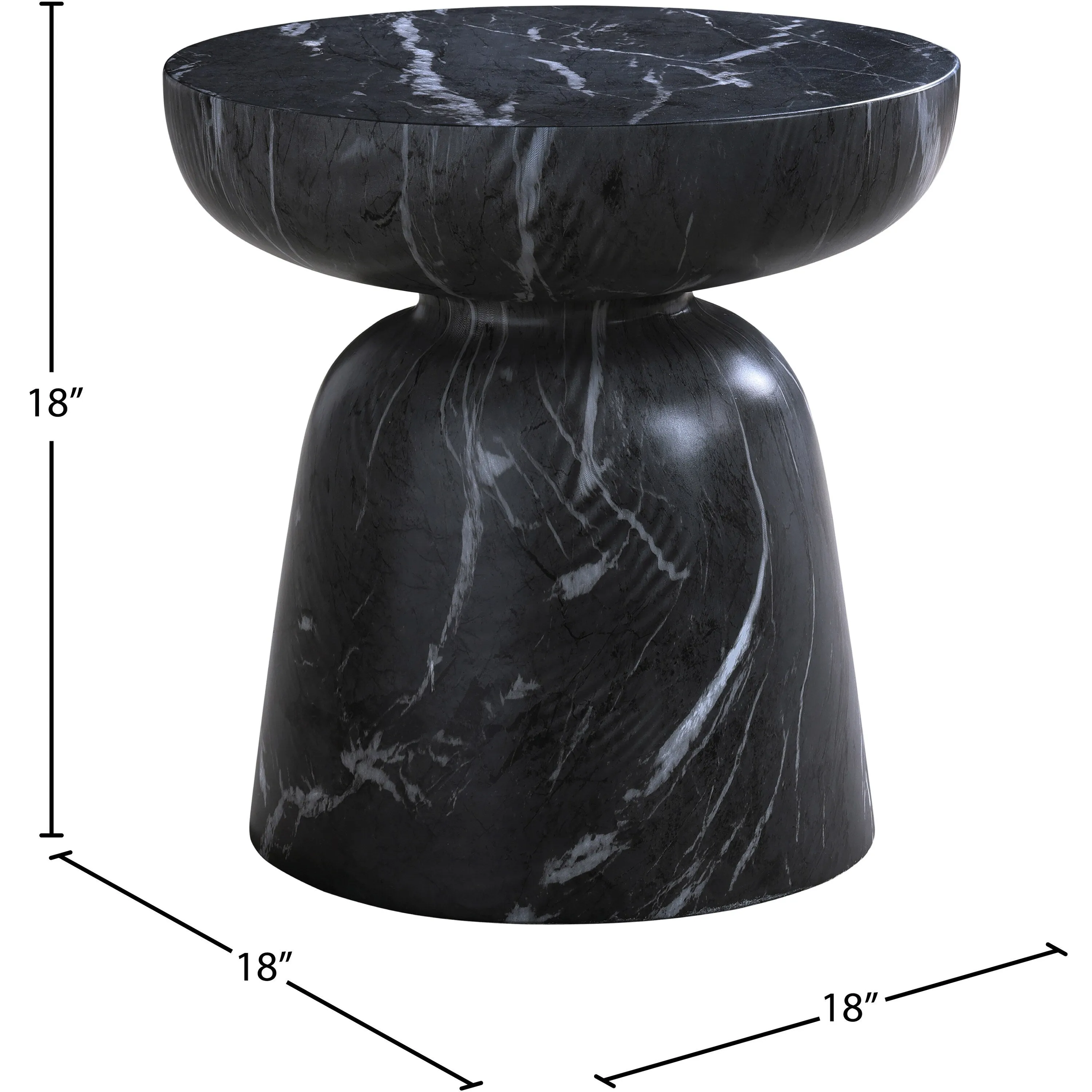 Avellino Finished Concrete Indoor/Outdoor End Table