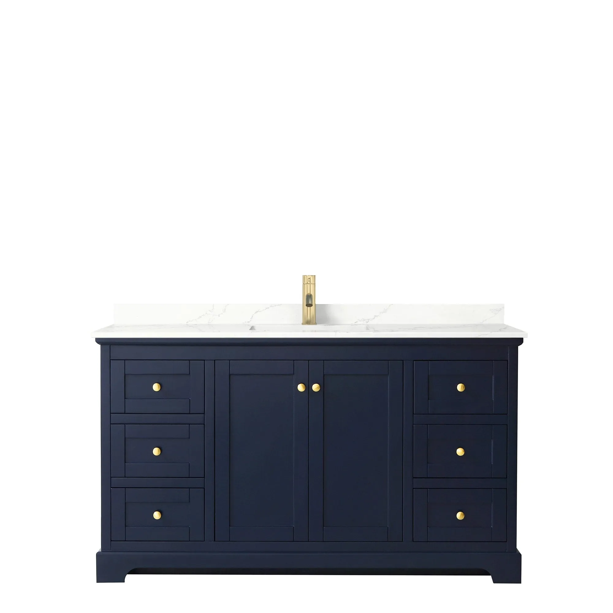 Avery 60-inch Single Vanity. Quartz Top