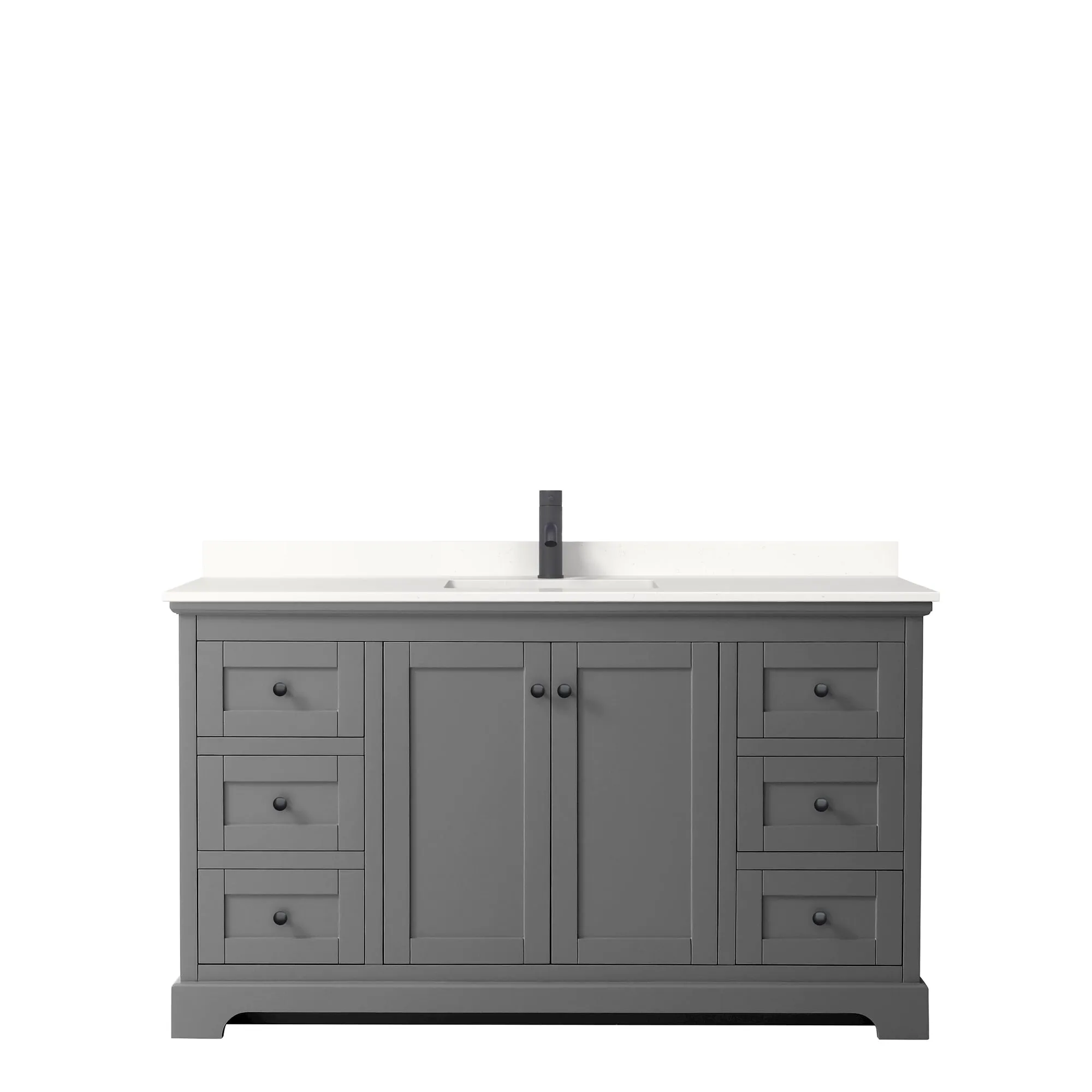 Avery 60-inch Single Vanity. Quartz Top