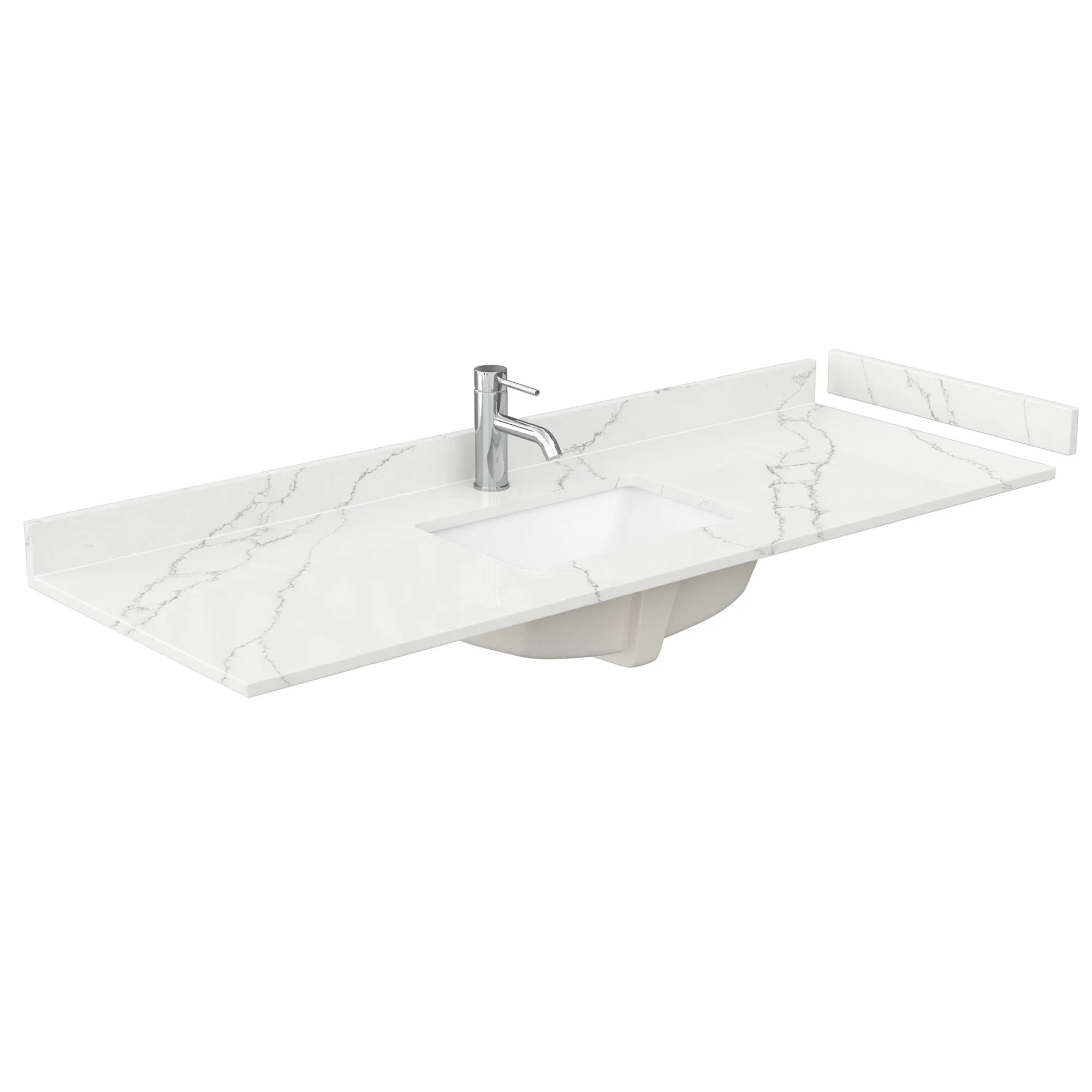 Avery 60-inch Single Vanity. Quartz Top