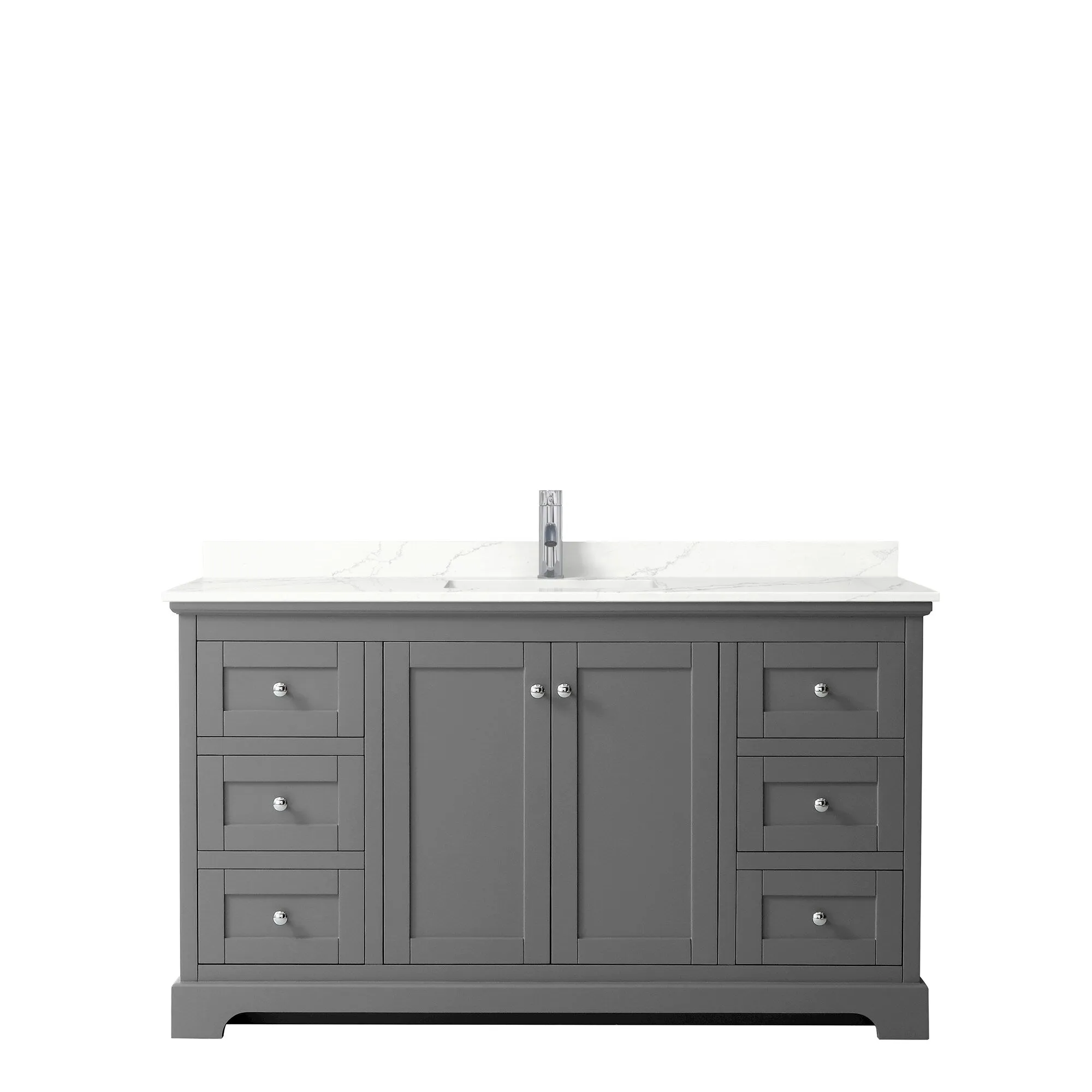 Avery 60-inch Single Vanity. Quartz Top