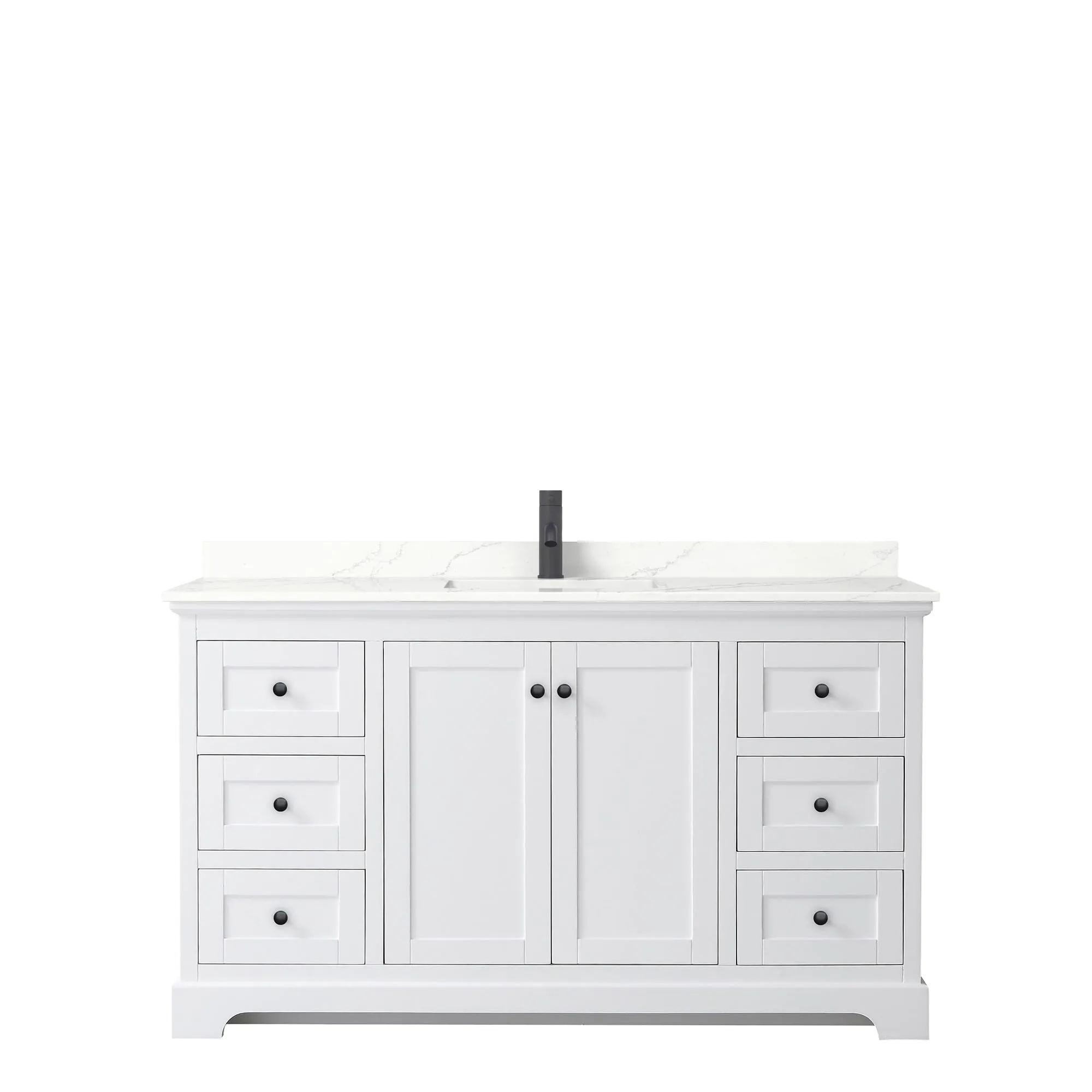 Avery 60-inch Single Vanity. Quartz Top
