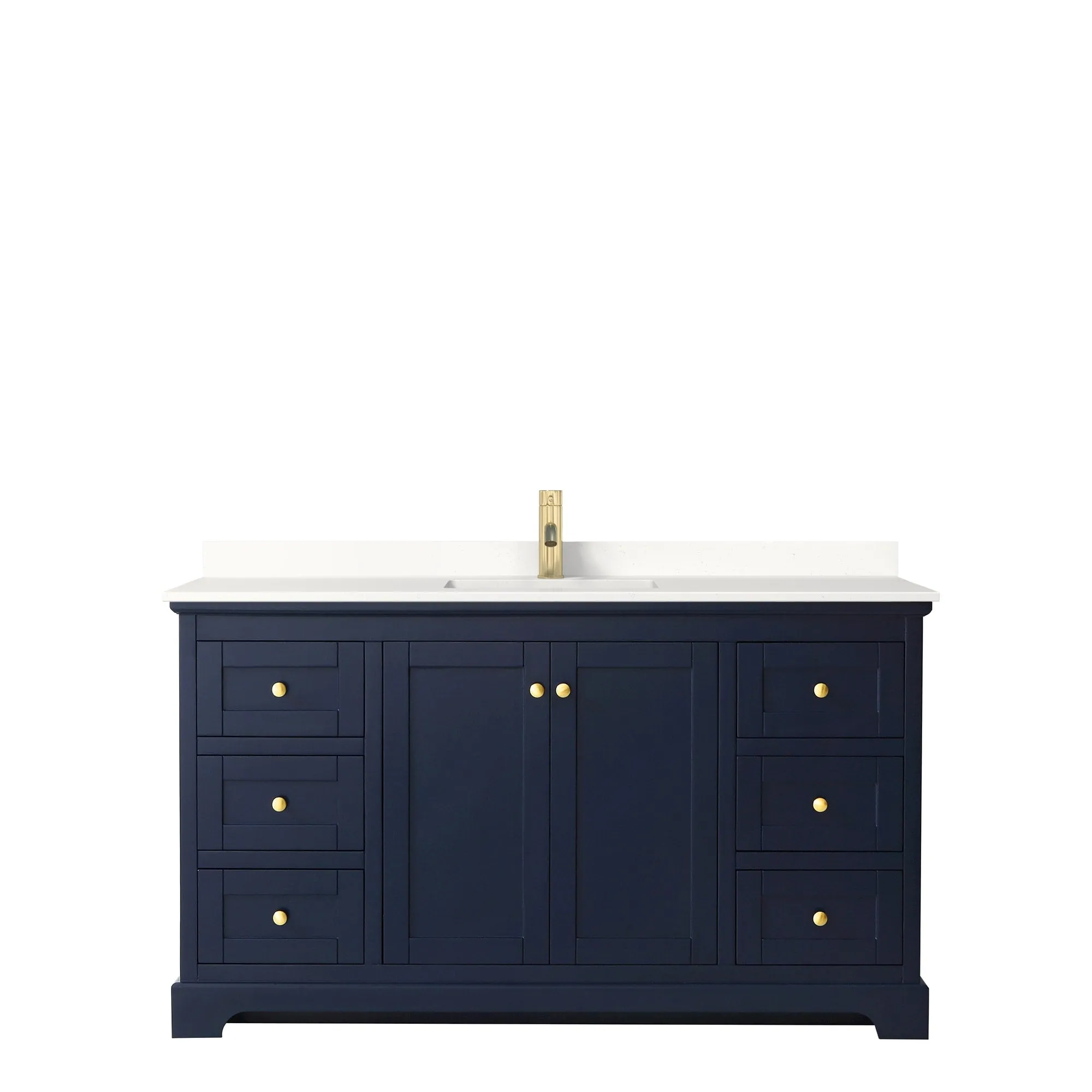 Avery 60-inch Single Vanity. Quartz Top