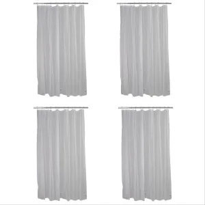 Bath Bliss 4 Pack Heavy Weight Shower Liner