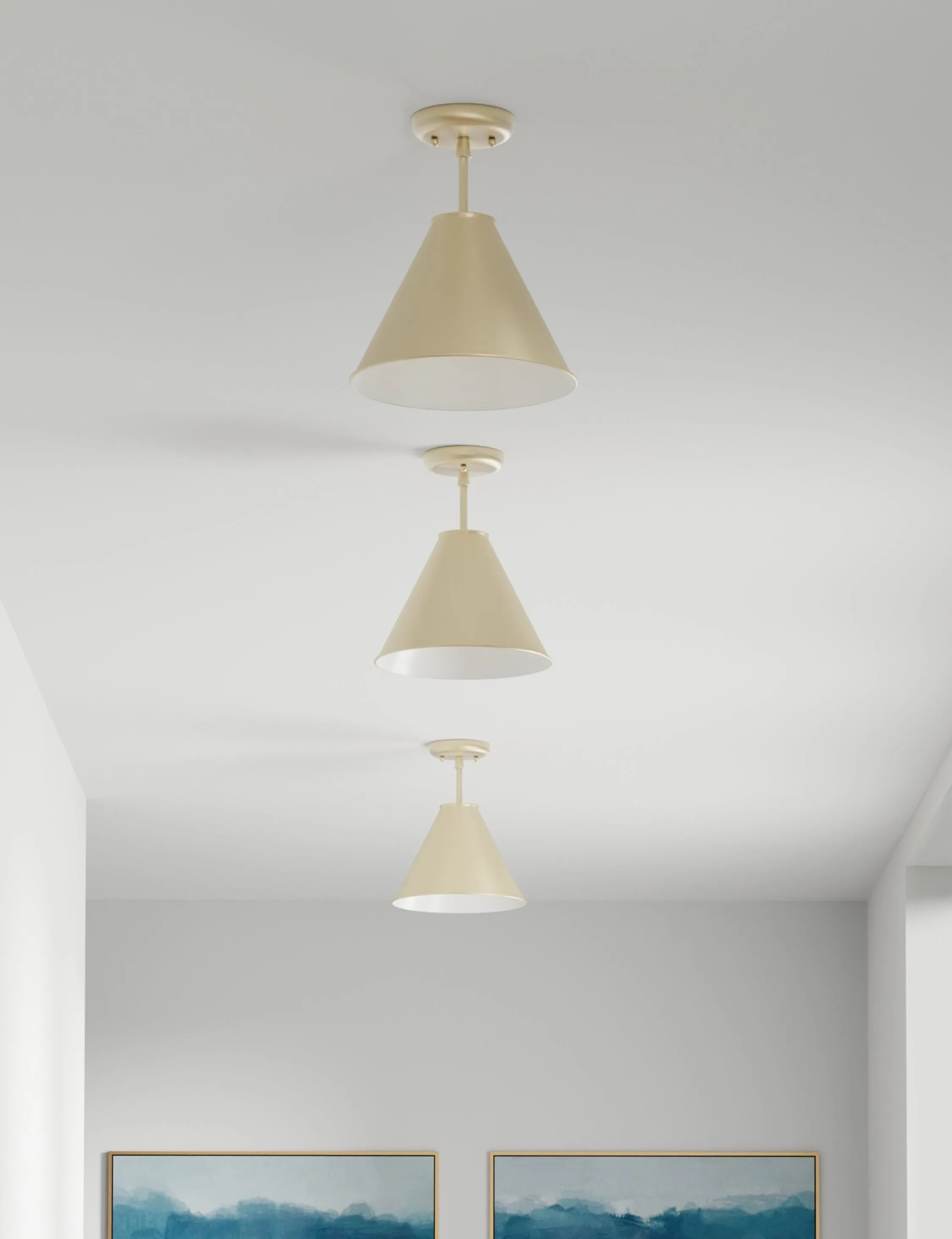 Cannon Semi-Flush Mount Light