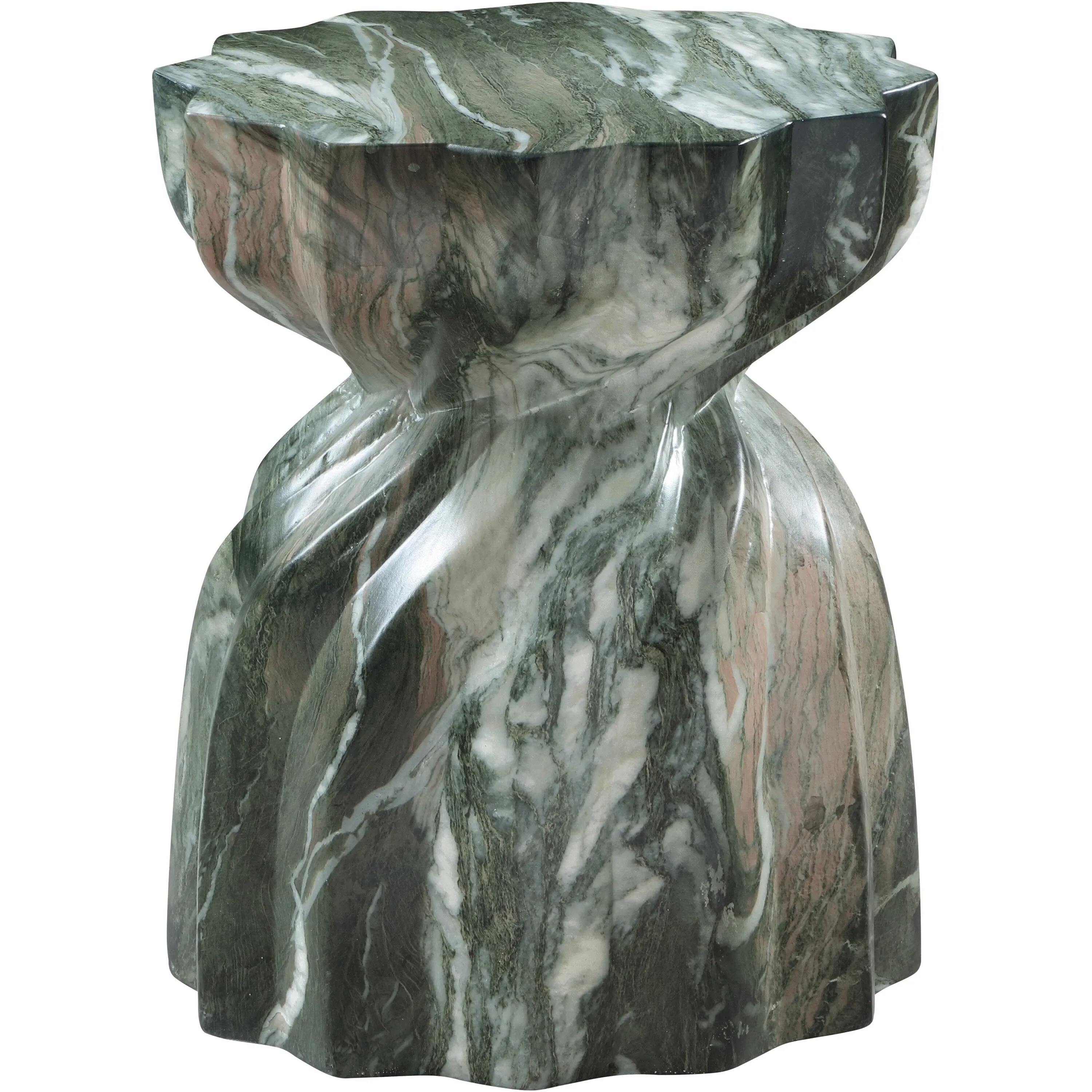 Caserta Finished Concrete Indoor/Outdoor End Table