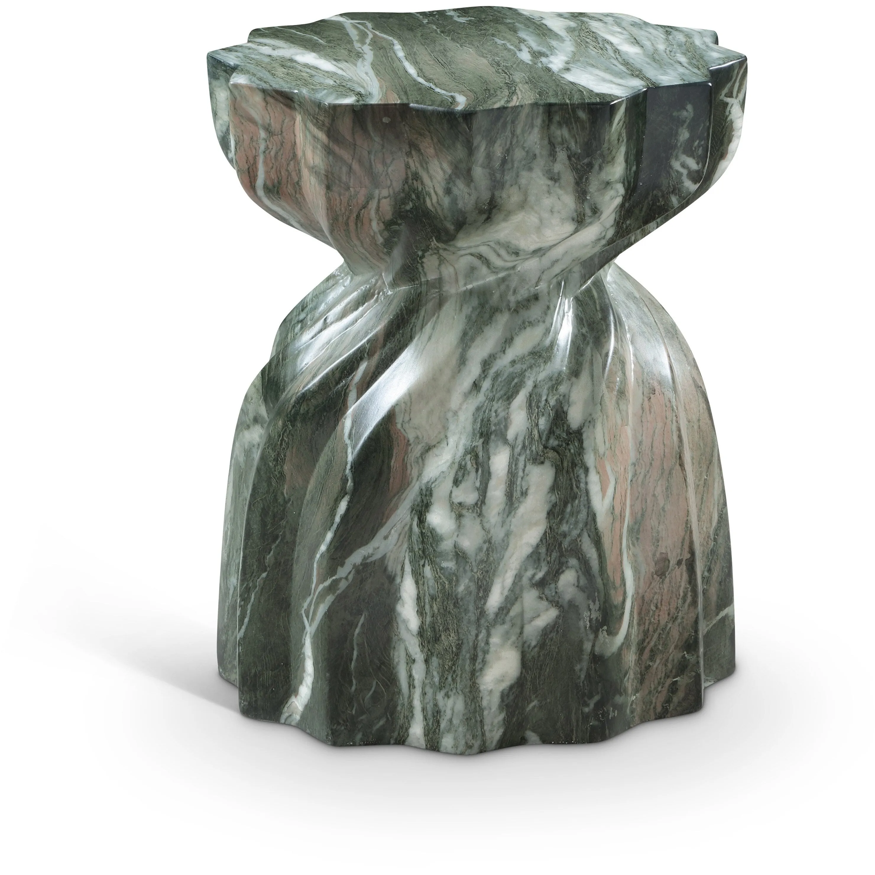 Caserta Finished Concrete Indoor/Outdoor End Table