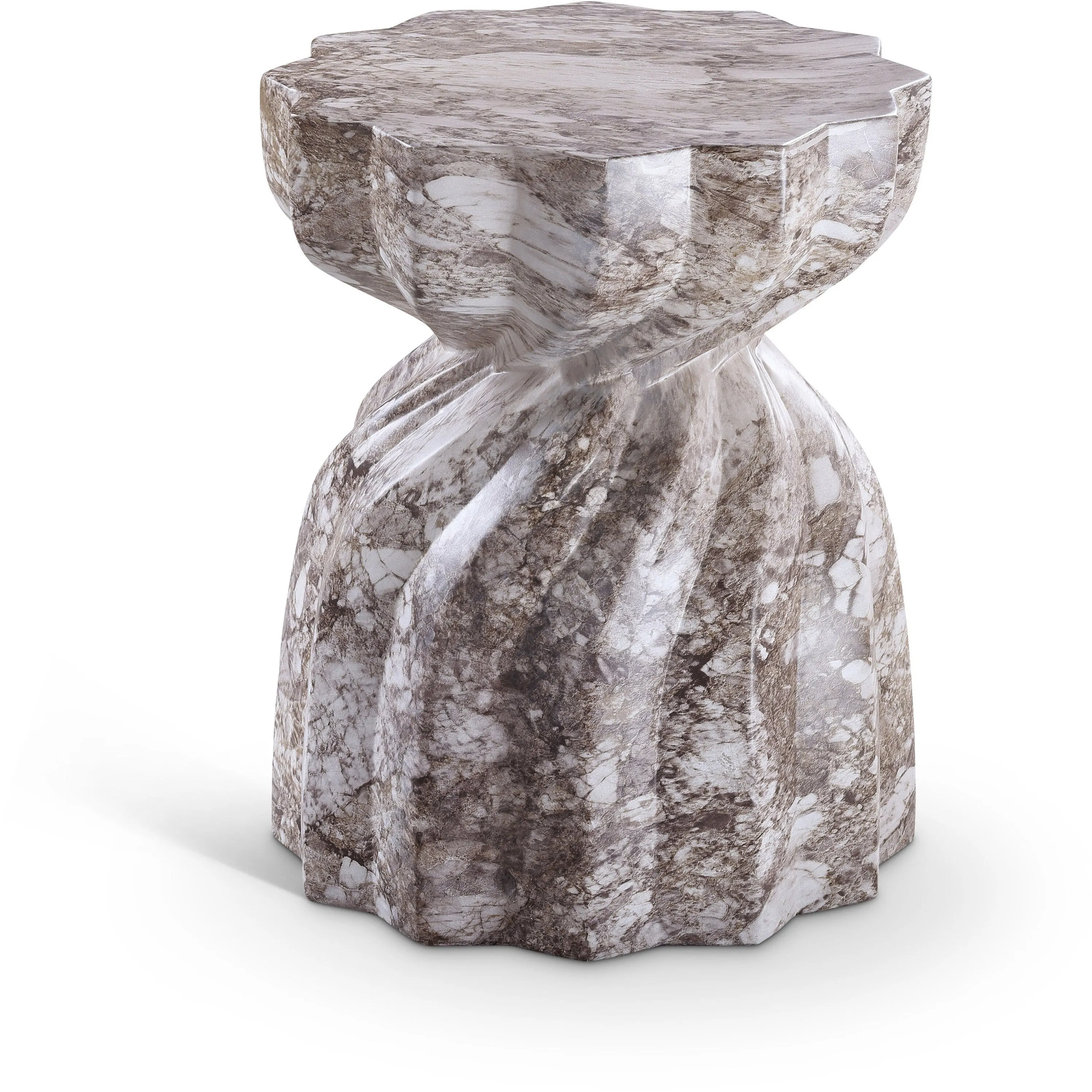 Caserta Finished Concrete Indoor/Outdoor End Table