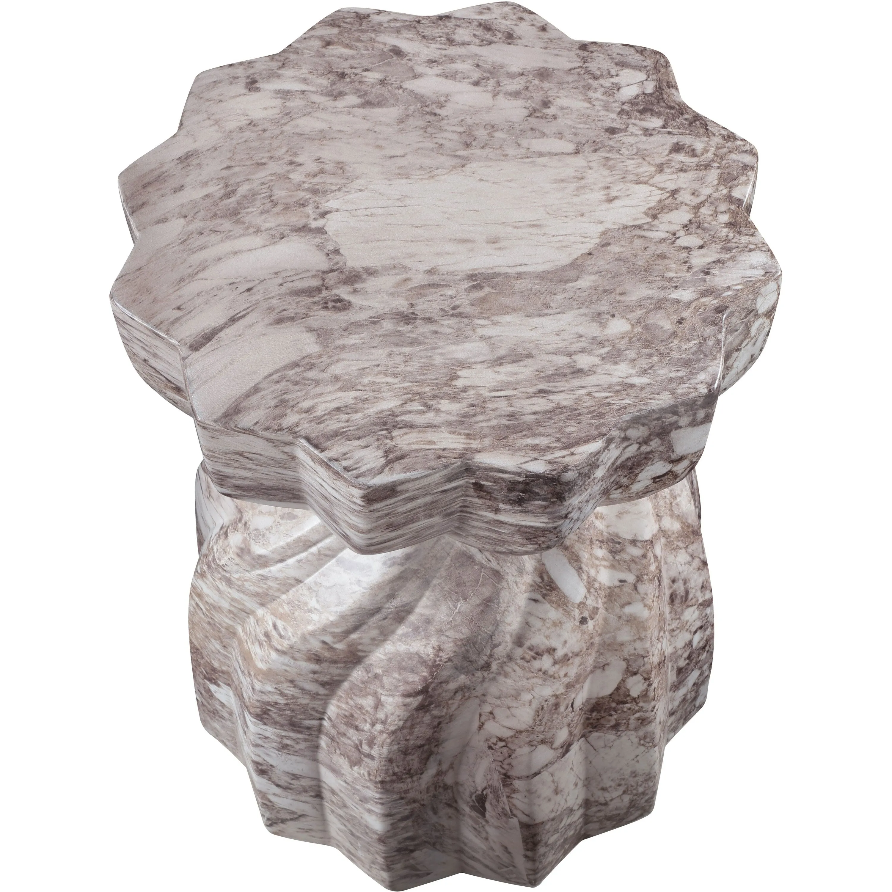 Caserta Finished Concrete Indoor/Outdoor End Table