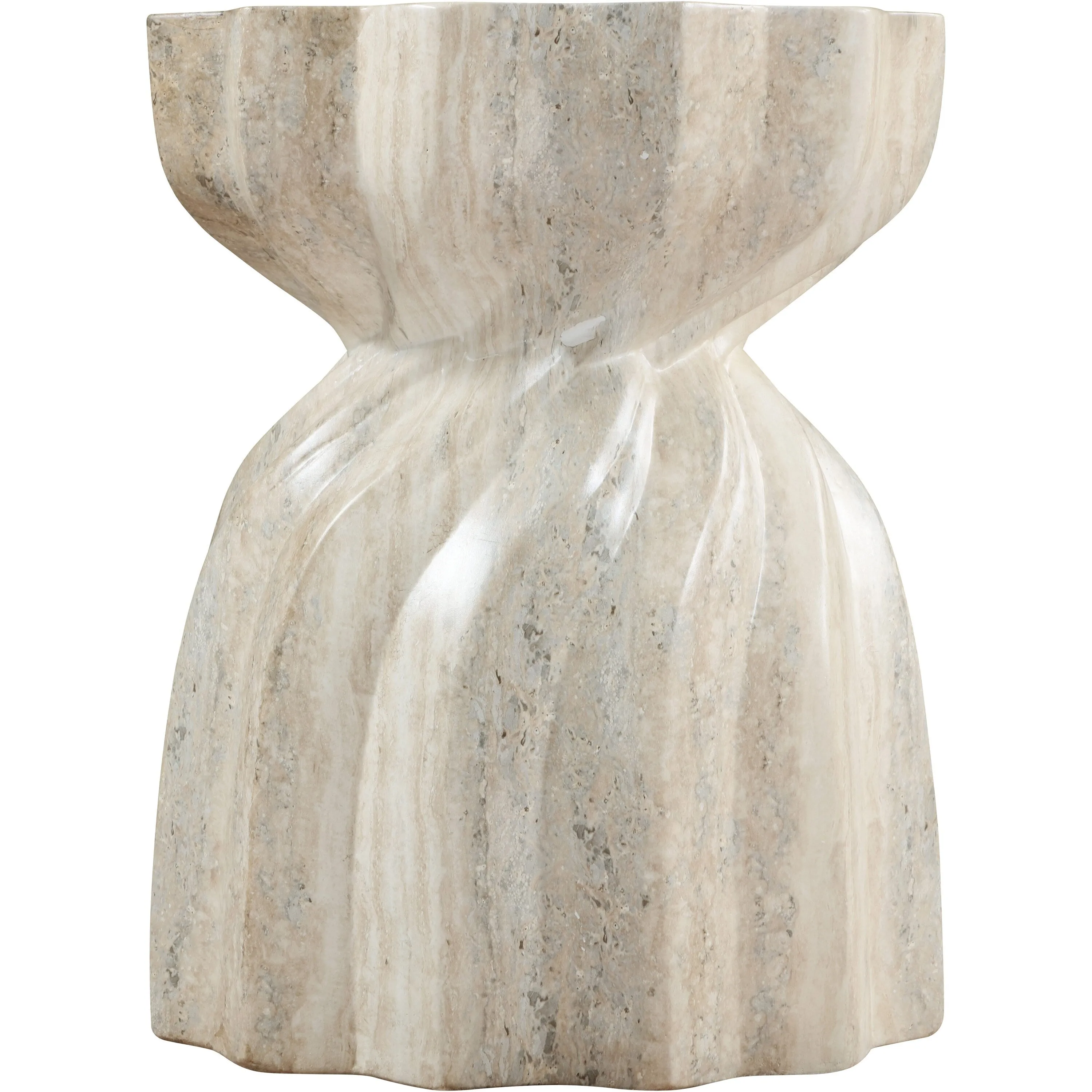 Caserta Finished Concrete Indoor/Outdoor End Table