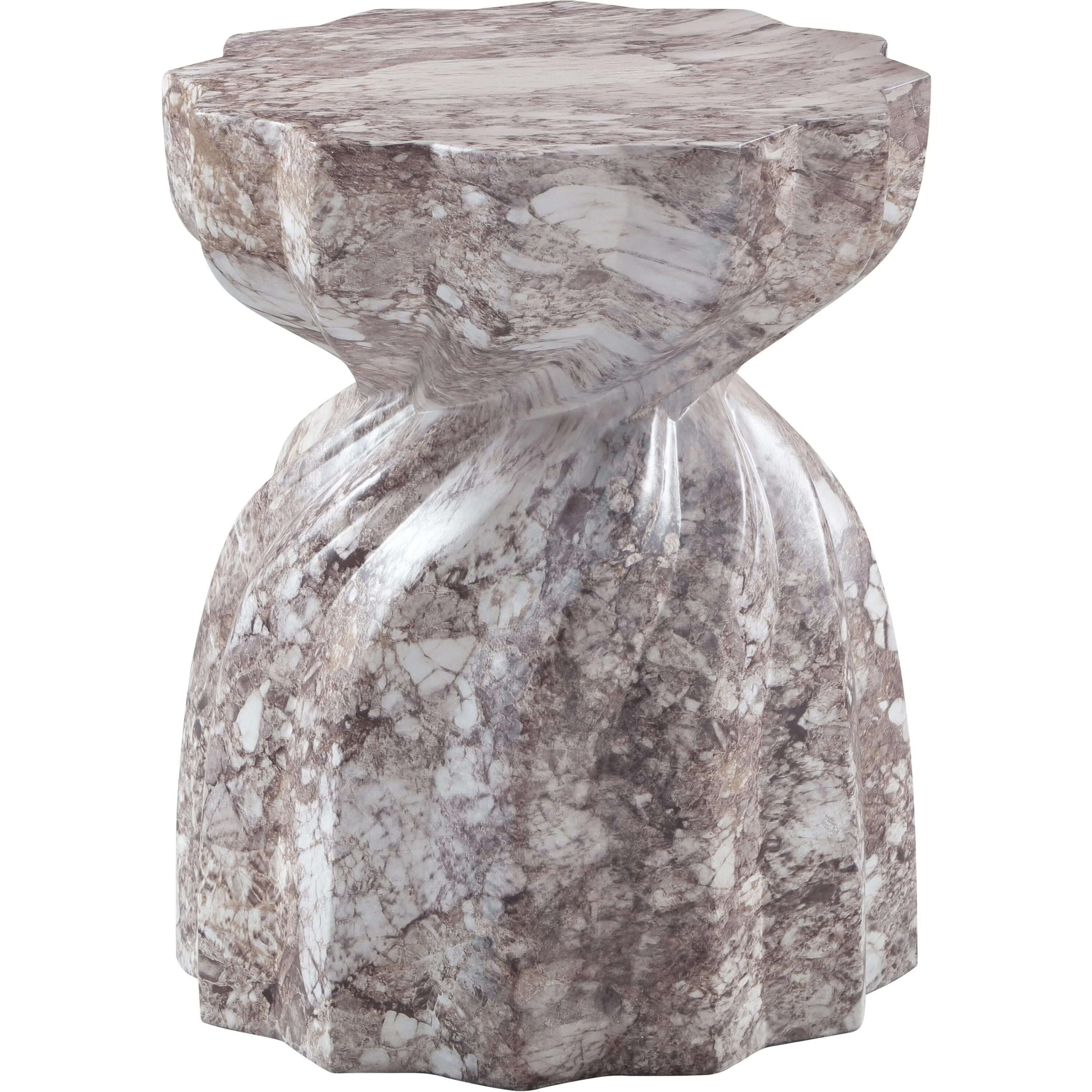 Caserta Finished Concrete Indoor/Outdoor End Table
