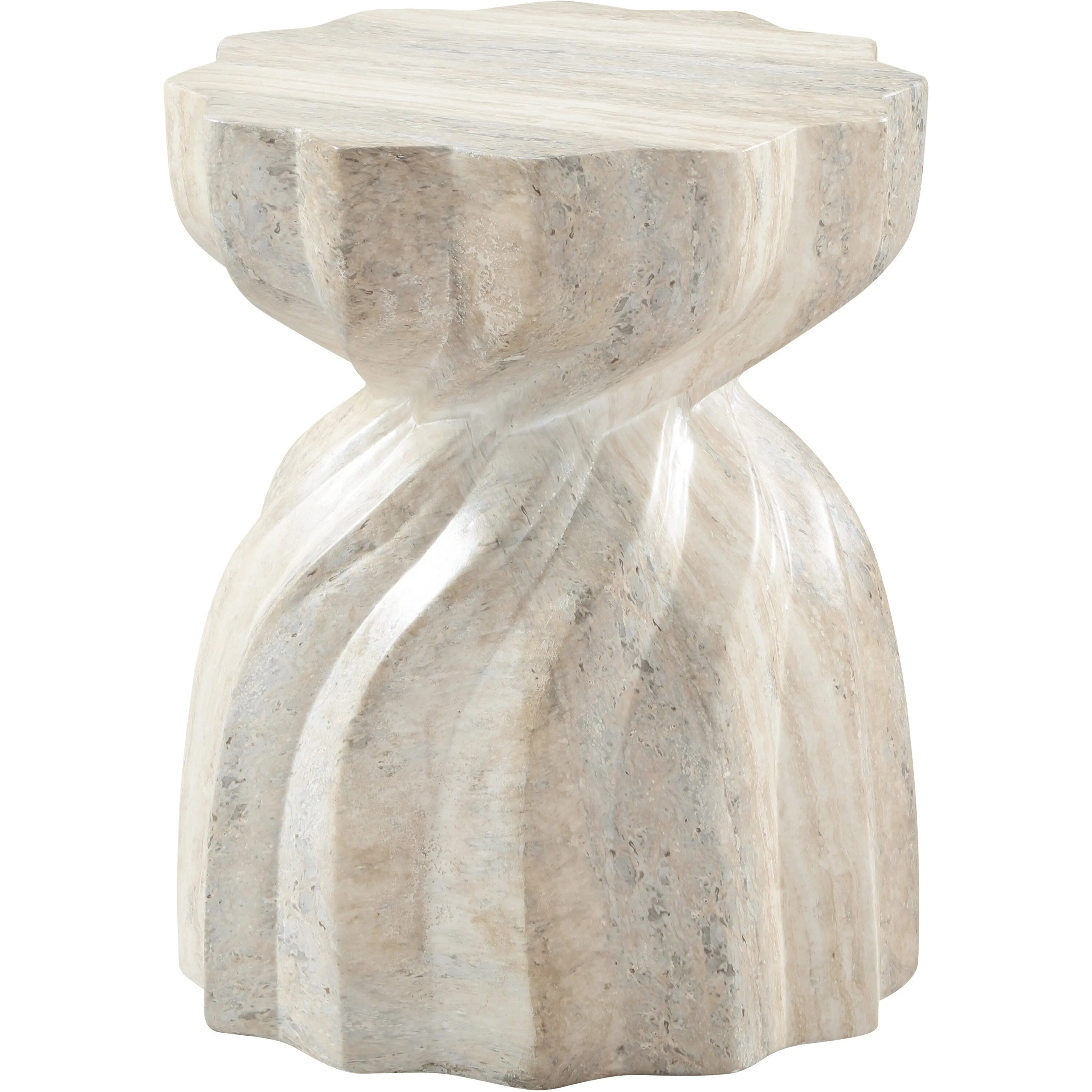 Caserta Finished Concrete Indoor/Outdoor End Table