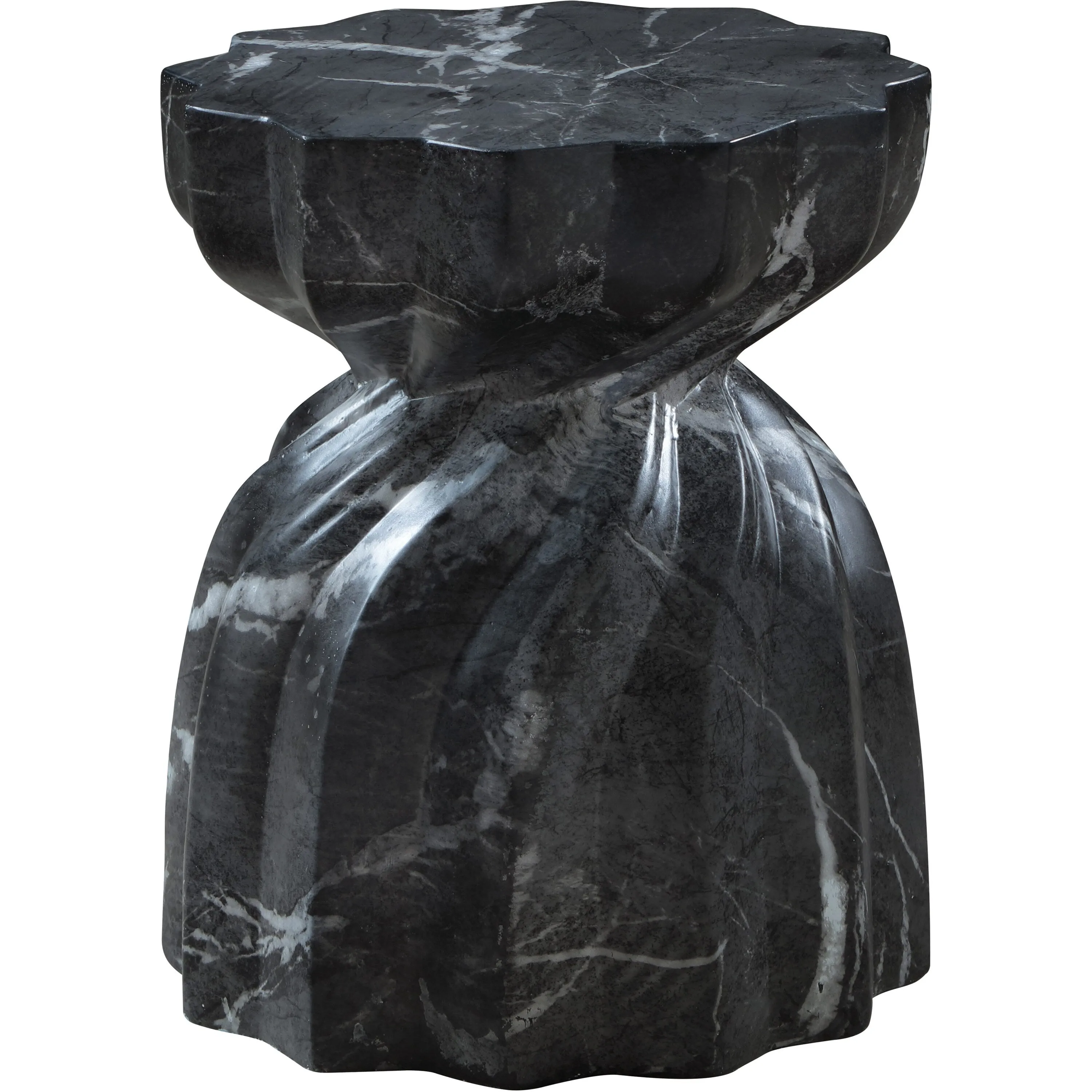 Caserta Finished Concrete Indoor/Outdoor End Table