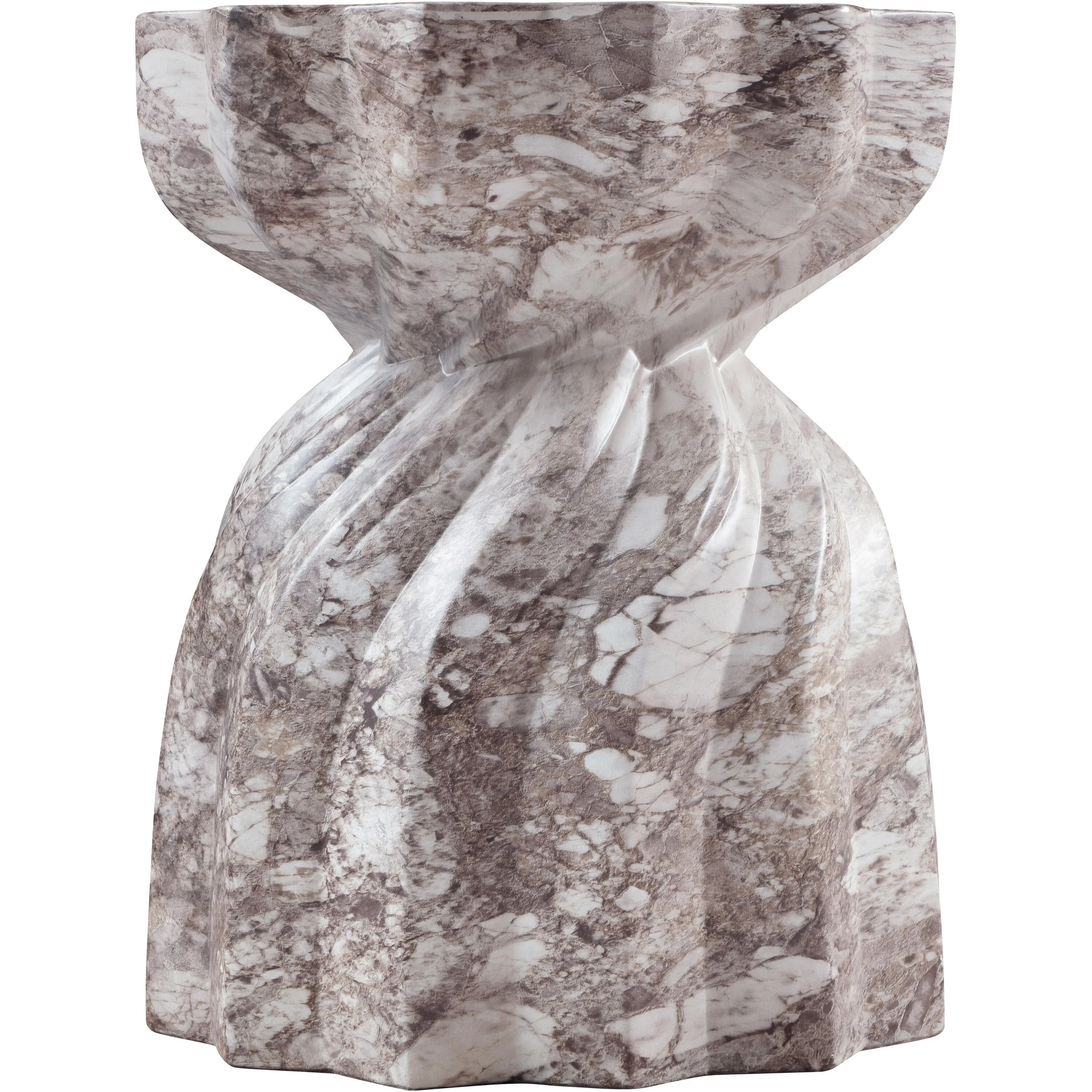 Caserta Finished Concrete Indoor/Outdoor End Table