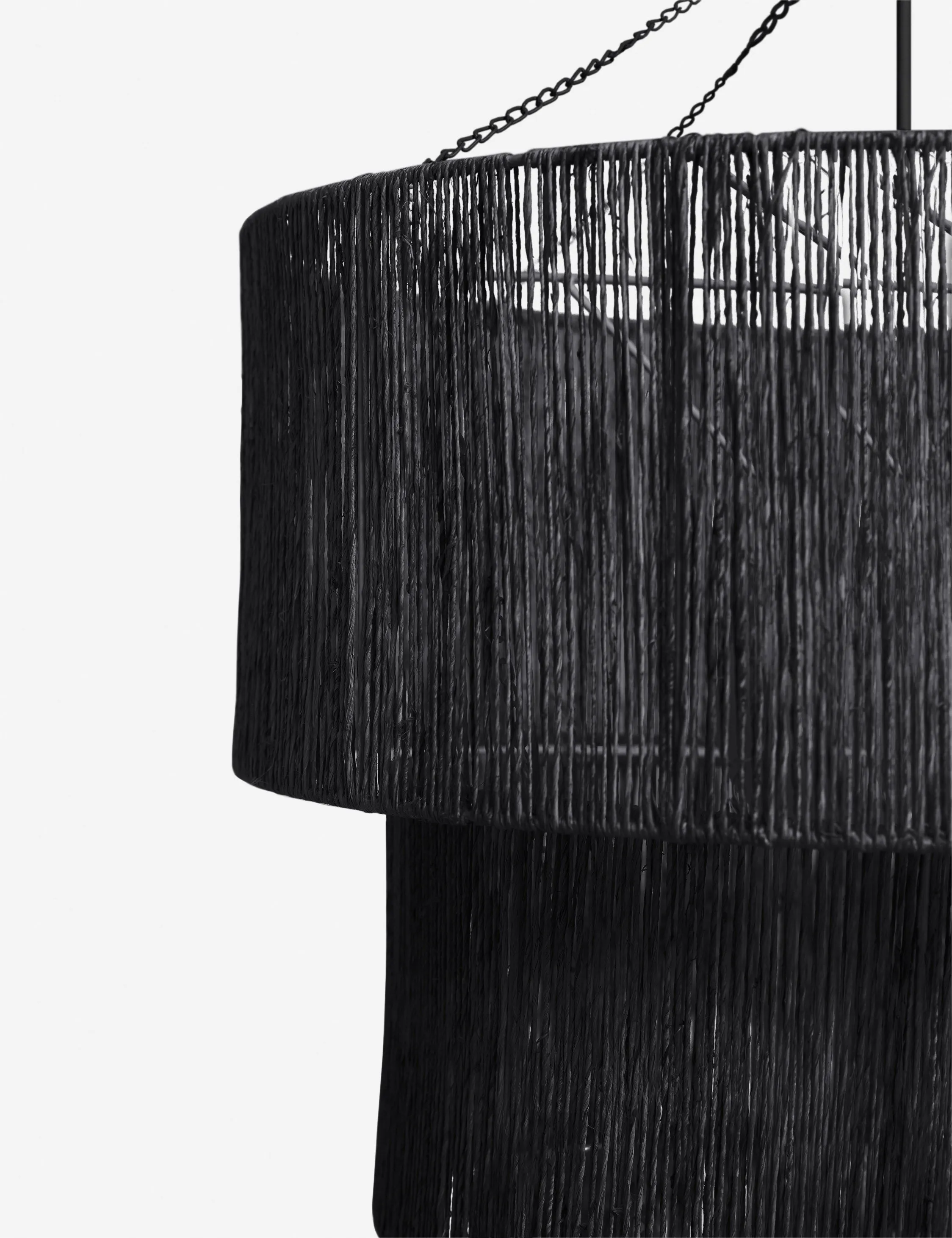 Chavette Chandelier. Black