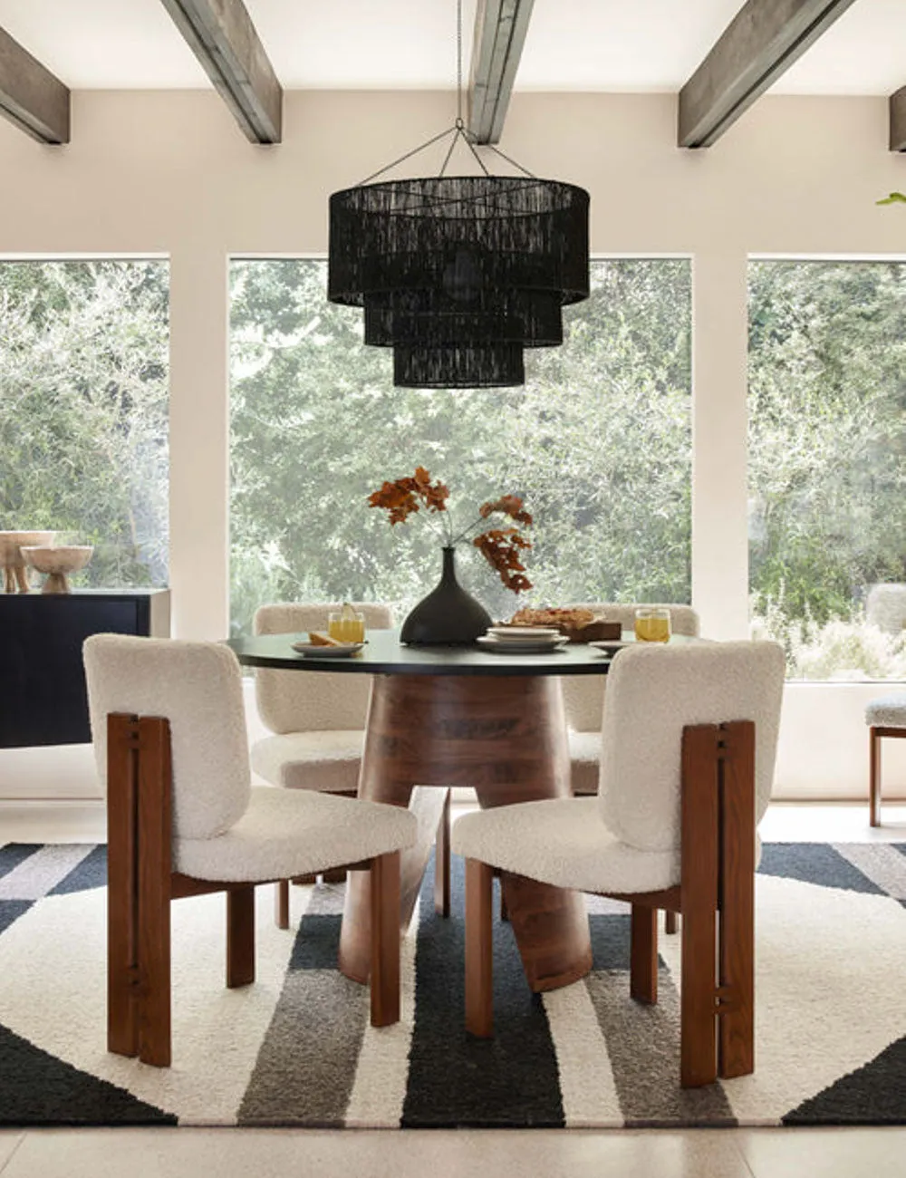 Chavette Chandelier. Black