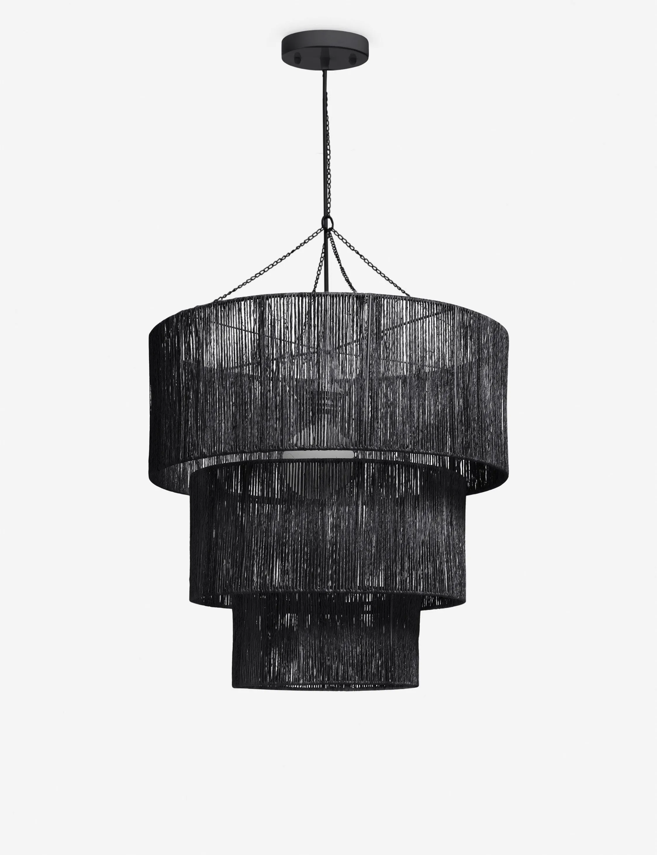 Chavette Chandelier. Black