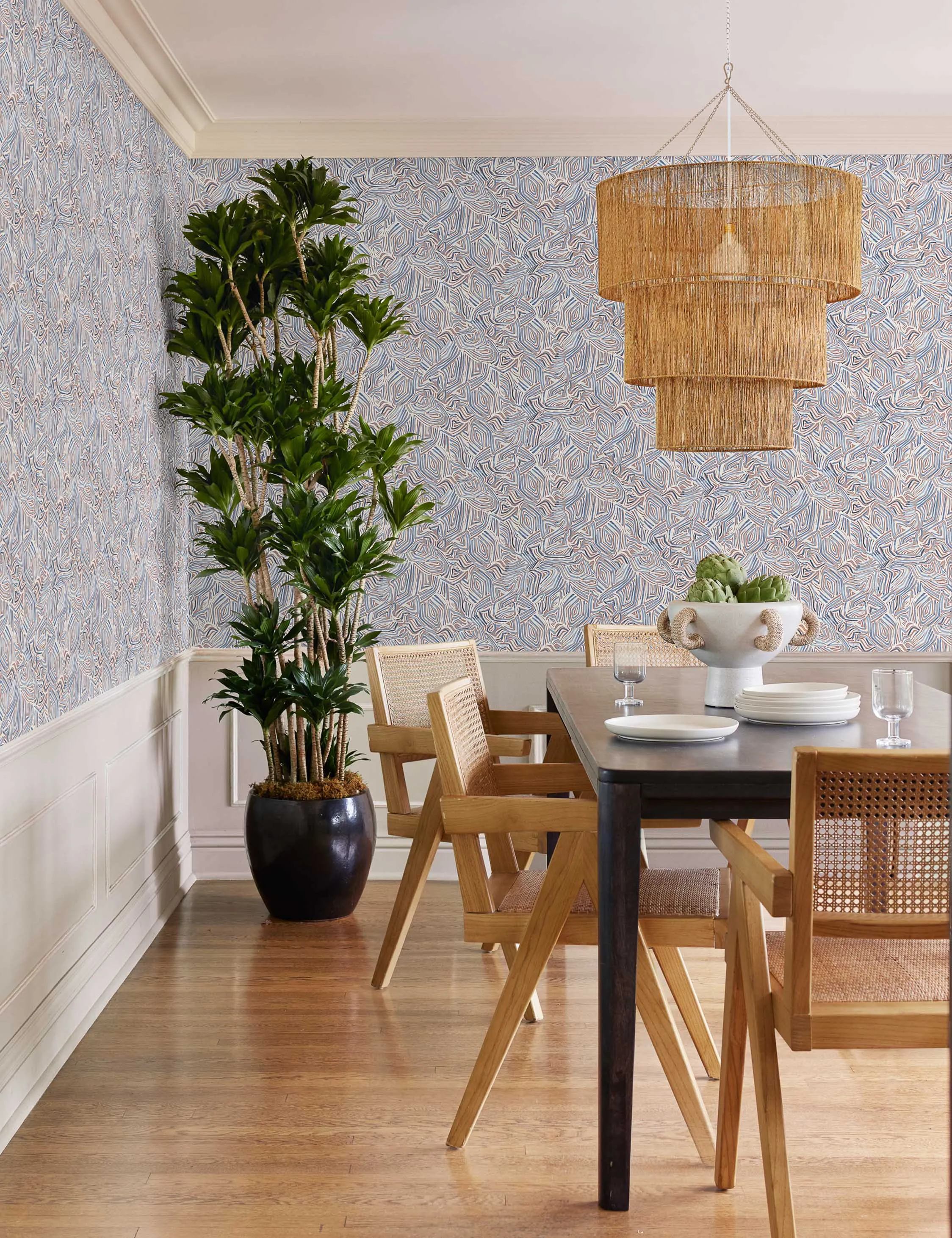 Chavette Chandelier. Natural