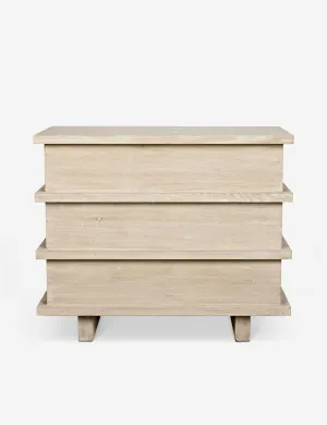 Corliss 3-Drawer Dresser. White Wash