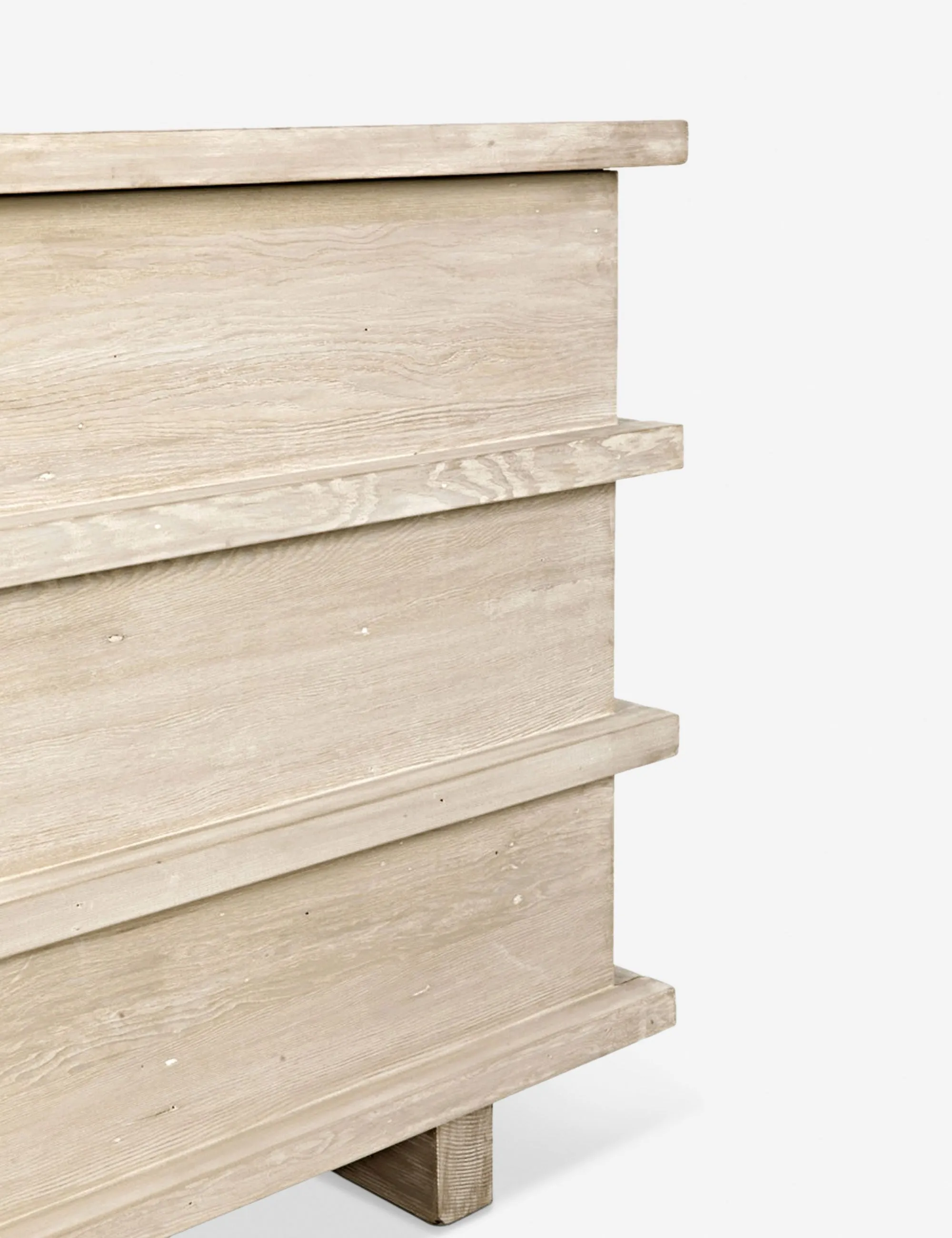 Corliss 3-Drawer Dresser. White Wash