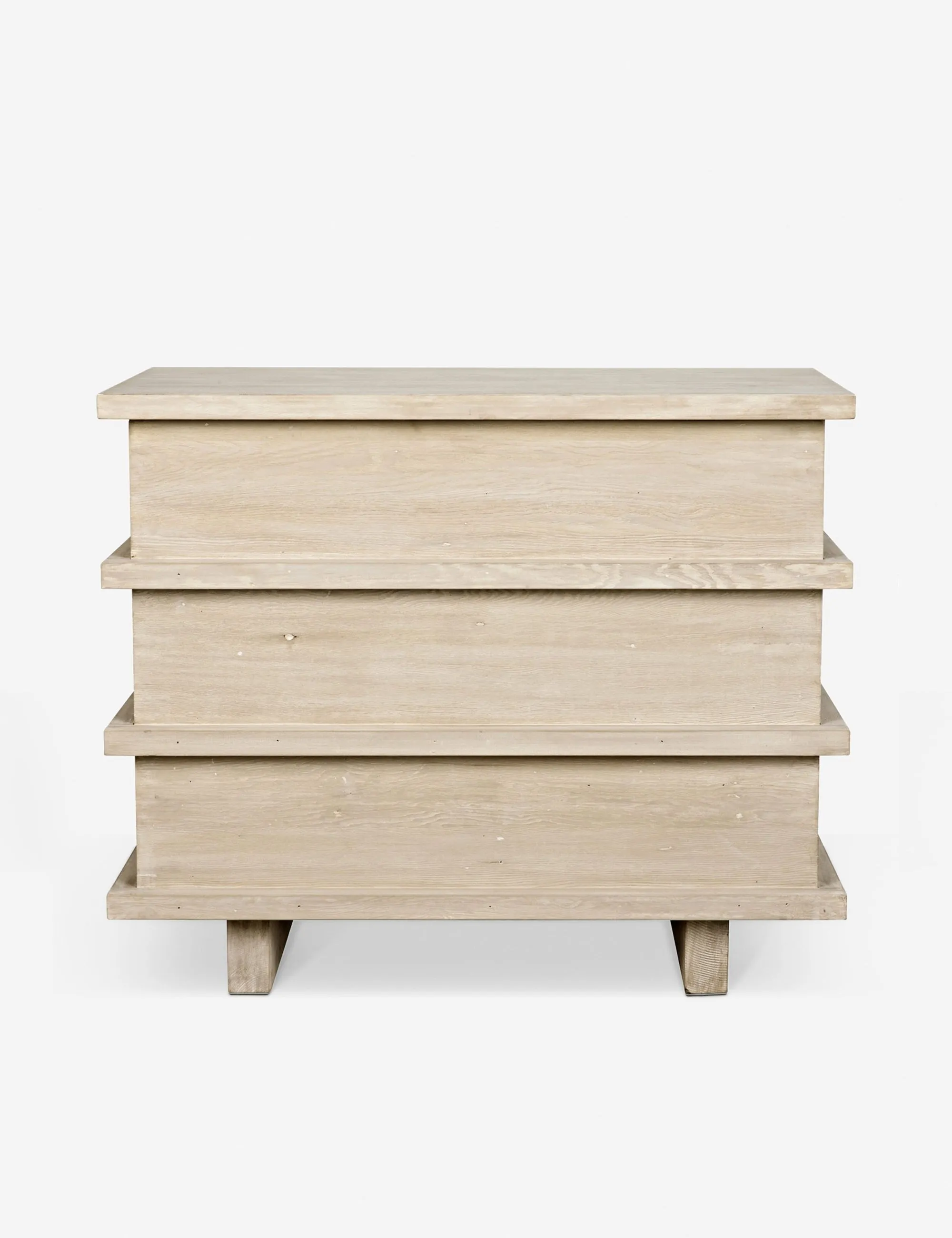 Corliss 3-Drawer Dresser. White Wash